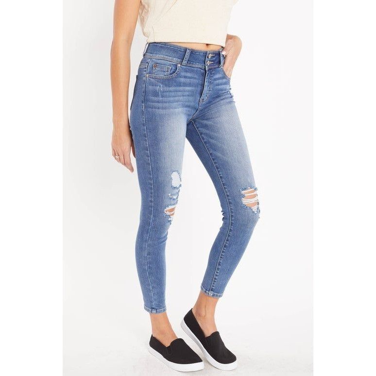 Other En Jean High Rise Ankle Skinny Size 0/24 Size 24" / US 00 / IT 34 - 9 Thumbnail