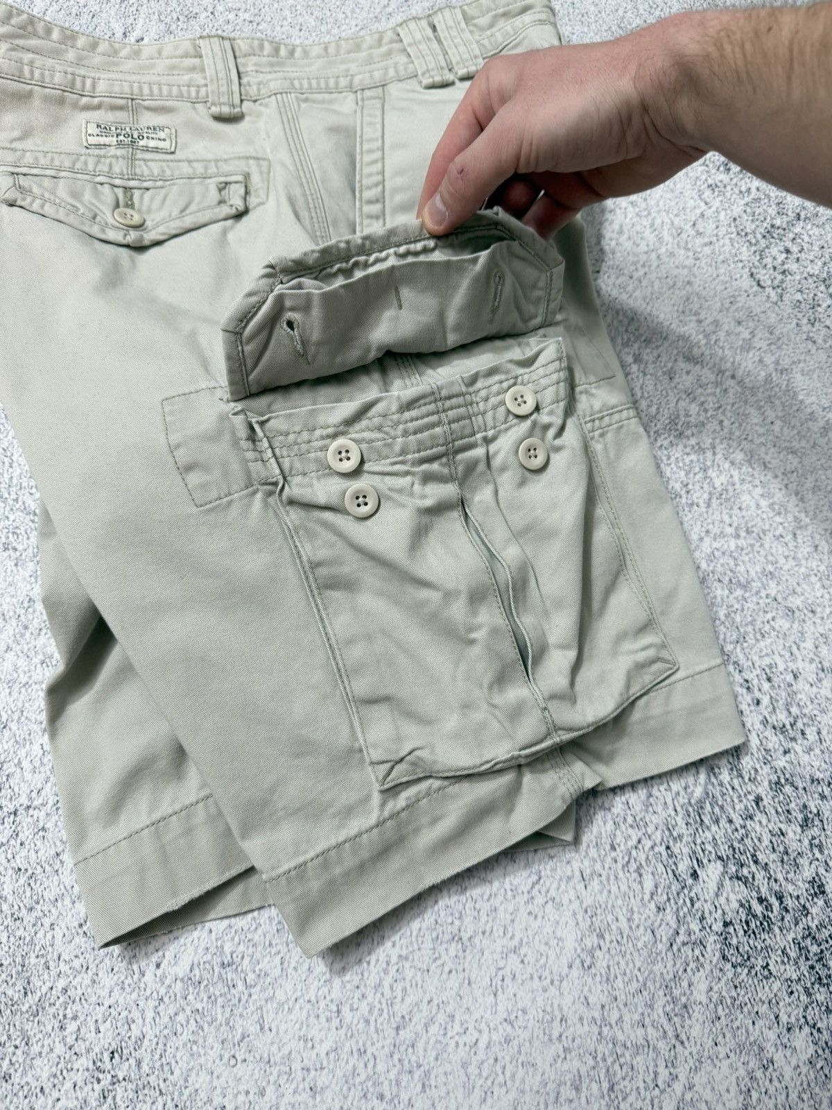 Polo Ralph Lauren Polo Ralph Lauren Multipocket Military Cargo Shorts Size US 30 / EU 46 - 6 Thumbnail