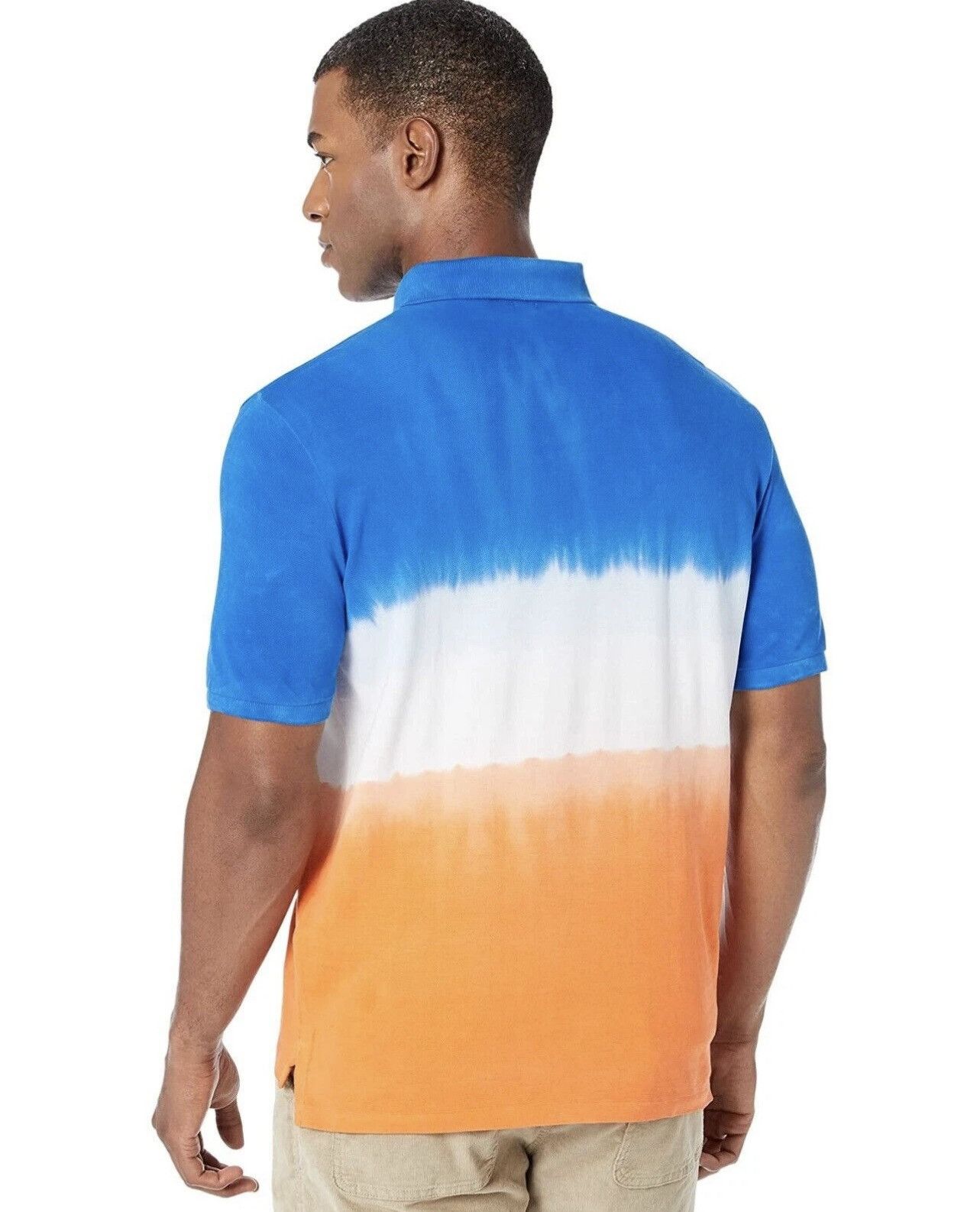 Polo Ralph Lauren Polo Ralph Lauren Men's Blue Classic-Fit Tie-Dye Polo Shirt Size US XL / EU 56 / 4 - 2 Thumbnail