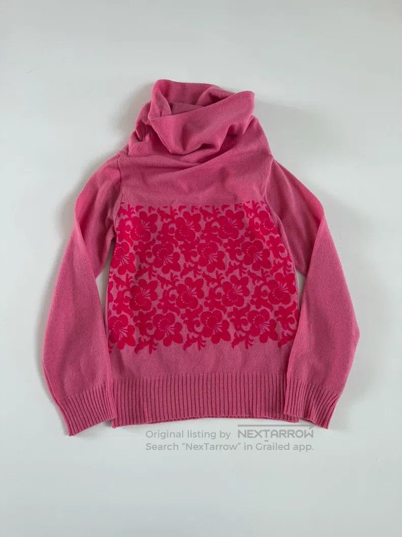Comme des Garcons Comme des Garcons one-size-fits-all Pink Fuzzy Floral Knit Size XS / US 0-2 / IT 36-38 - 5 Thumbnail