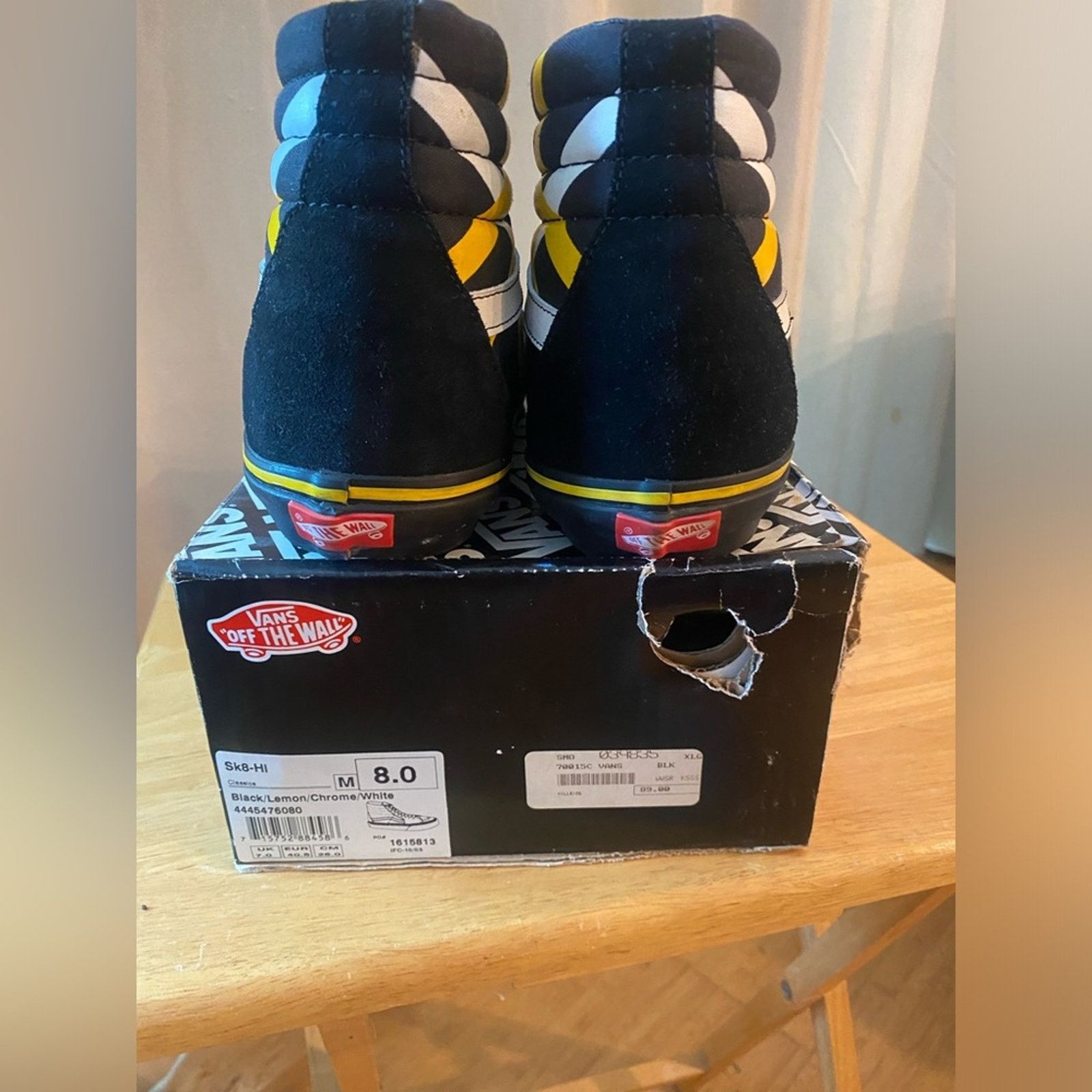 Vans Vans Sk8 Hi x XLarge black/lemon/chrome/white m 8 Size US 8 / EU 41 - 5 Thumbnail