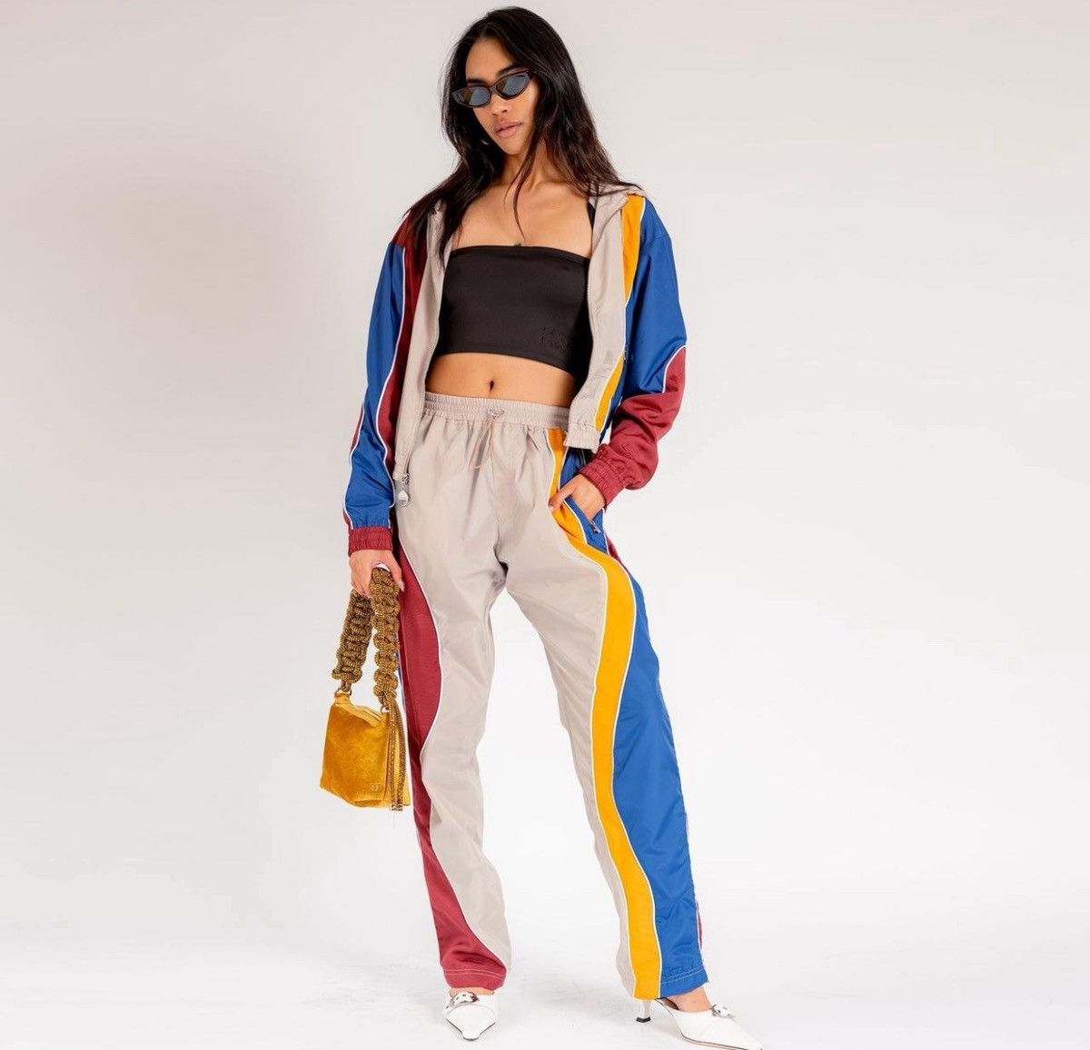 Ahluwalia Ahluwalia Idi Track Top – Small – Colorblock Windbreaker Size S / US 4 / IT 40 - 5 Thumbnail