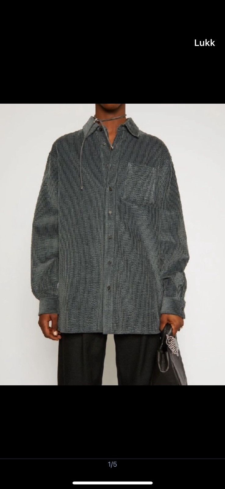 Acne Studios Acne Studios Corduroy Shirt Size US S / EU 44-46 / 1 - 3 Thumbnail