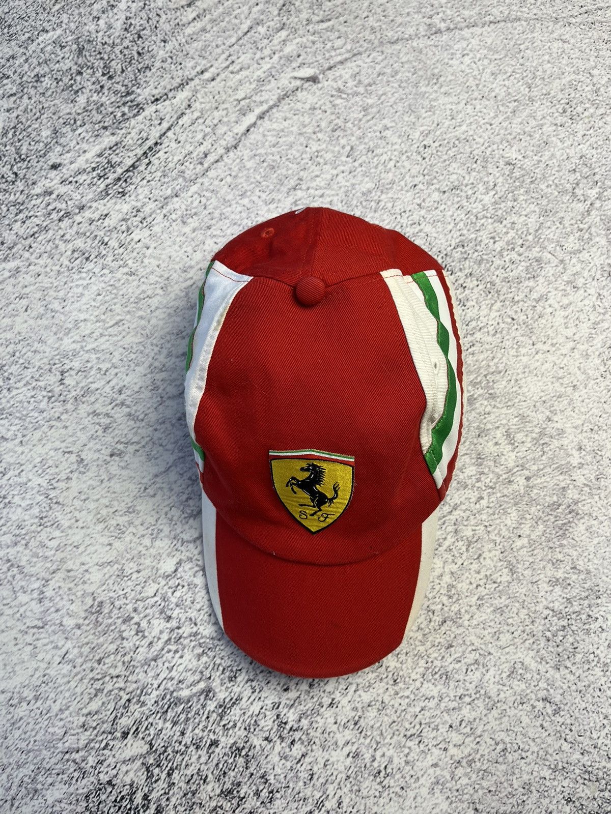 Ferrari Vintage Puma Ferrari Distressed Cap Y2K Size ONE SIZE - 11 Thumbnail