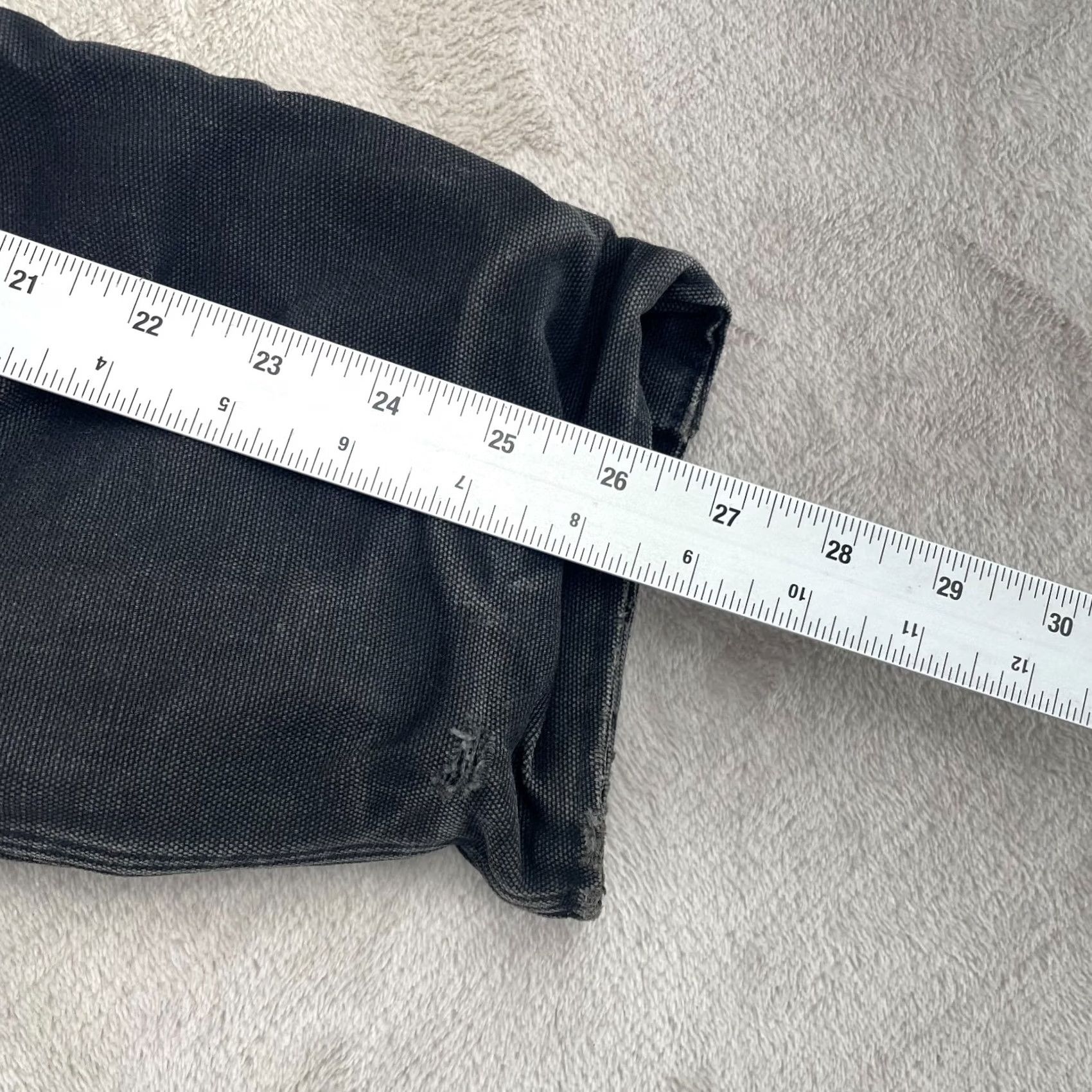 Carhartt Vintage Carhartt Jacket Men 42 Tall Black Lined C04 Denim Workwear Chore Coat USA Union Barn Shirt Size US XS / EU 42 / 0 - 7 Thumbnail