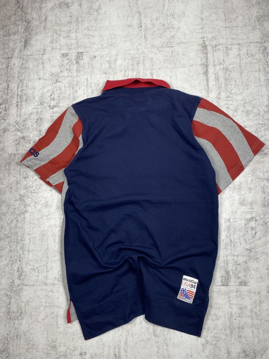 Adidas Vintage Adidas World Cup football USA 1994 polo tees Size US S / EU 44-46 / 1 - 7 Thumbnail