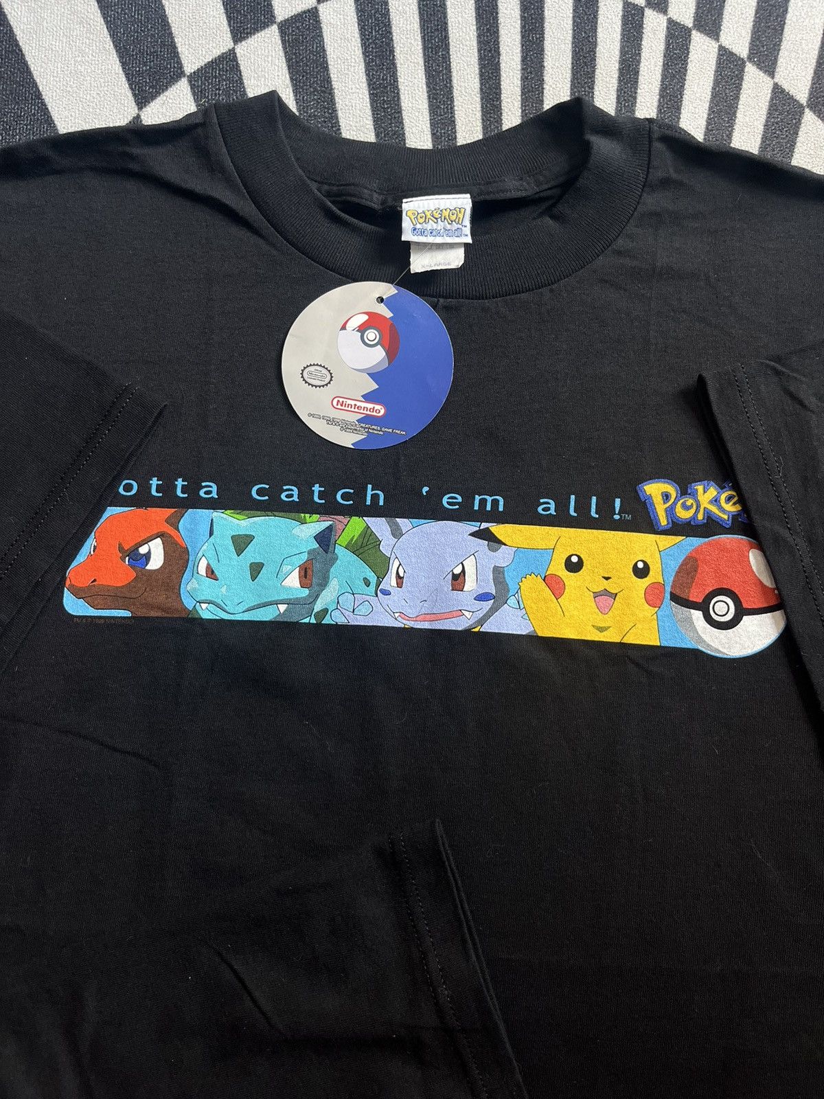 Pokemon Vintage Pokemon 1999’s Start Nintendo Anime Tshirt Size US XL / EU 56 / 4 - 8 Thumbnail