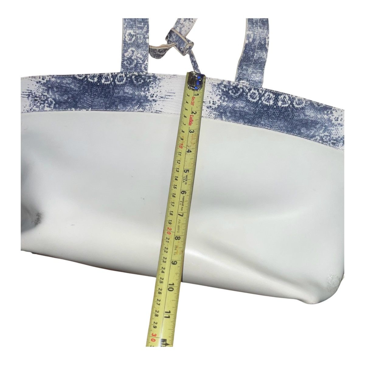 Furla FURLA Tote White Design Leather Shoulder Hand Bag Purse Size ONE SIZE - 13 Thumbnail