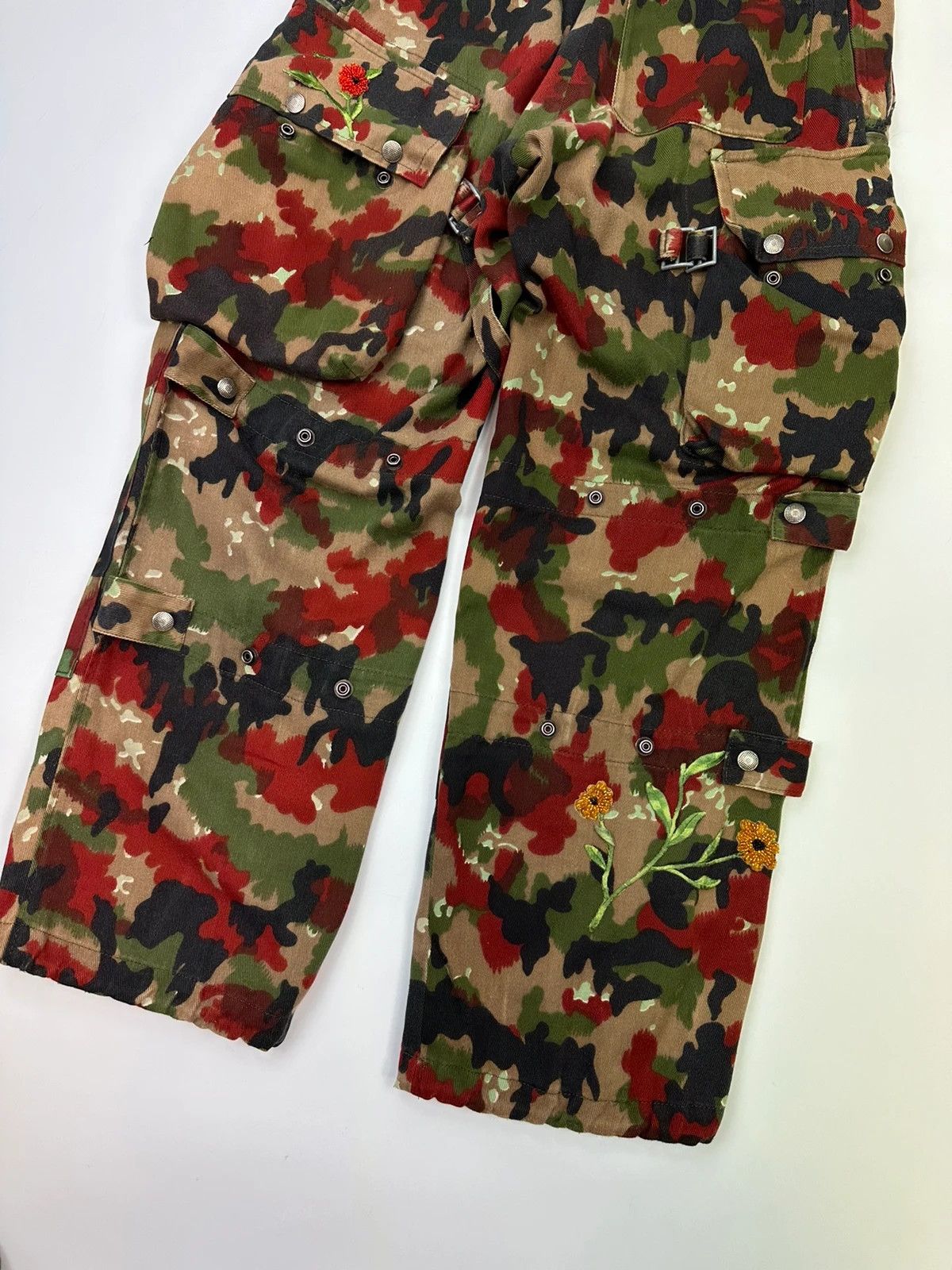 Dolce & Gabbana Dolce & Gabbana 90’s Sample Military Camo Cargo Pants Size US 31 - 6 Thumbnail