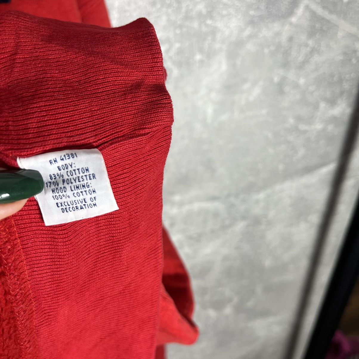 Ralph Lauren Vintage Ralph Lauren Old English P Half Zip Hoodie Red Size US XXL / EU 58 / 5 - 13 Thumbnail