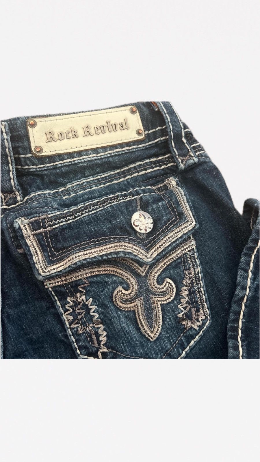 Rock Revival Rock Revival Bootcut Denim Size US 27 - 3 Thumbnail