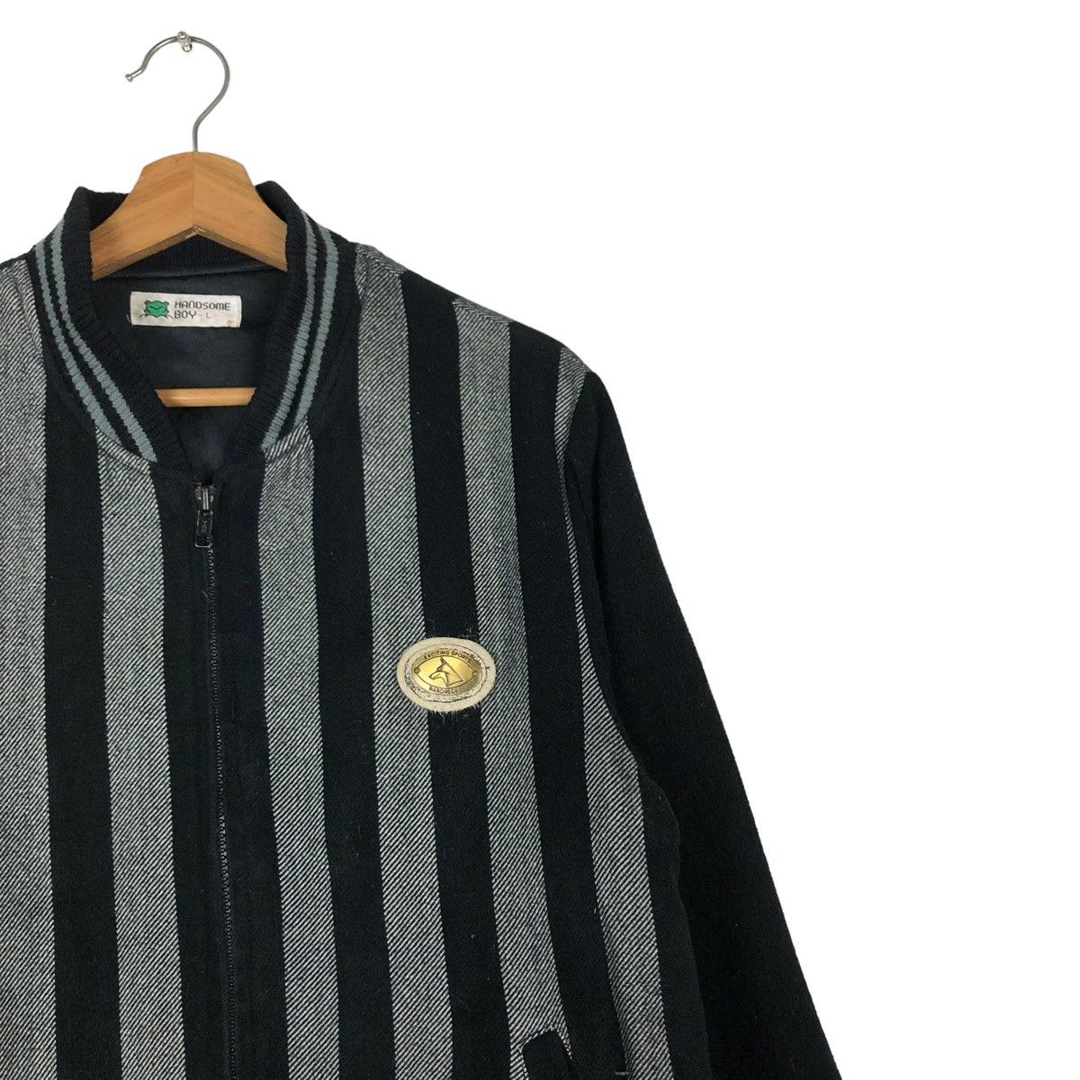 Hysteric Glamour 🔥VINTAGE BOMBER JACKET STRIPED HANDSOMEBOY JAPAN Size US S / EU 44-46 / 1 - 6 Thumbnail
