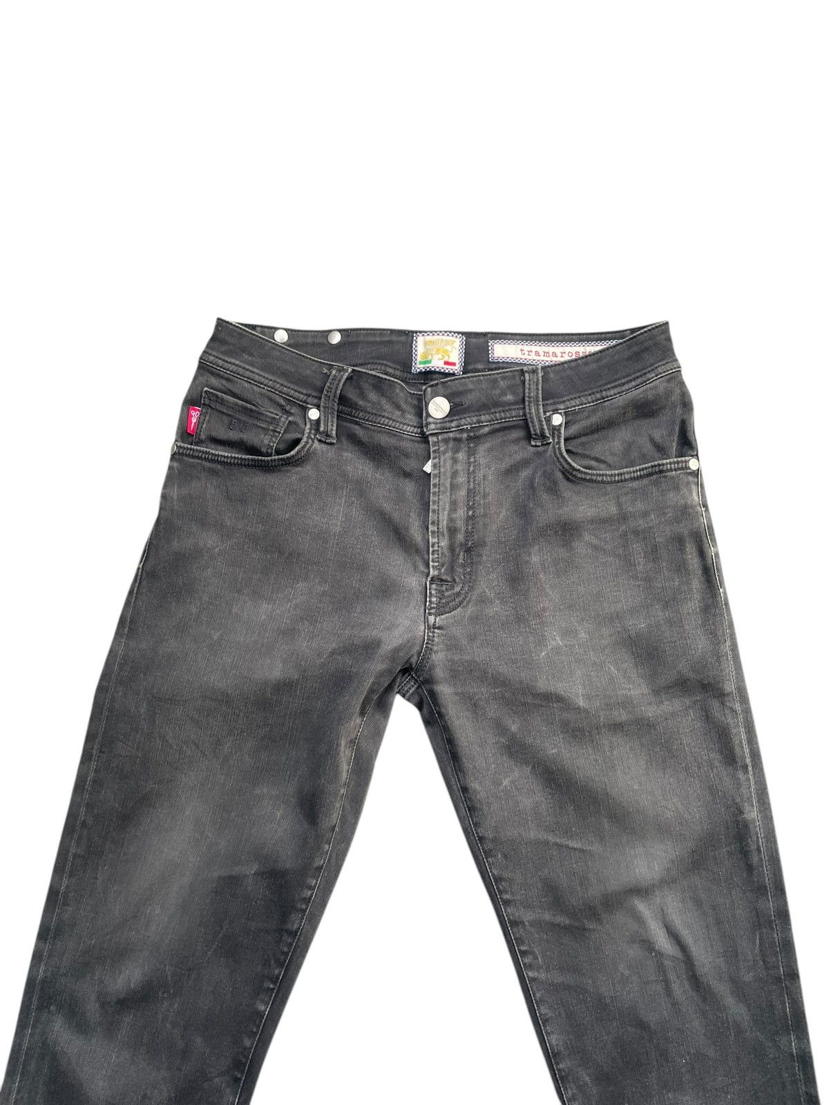 Designer Tramarossa black denim Size US 33 - 3 Thumbnail