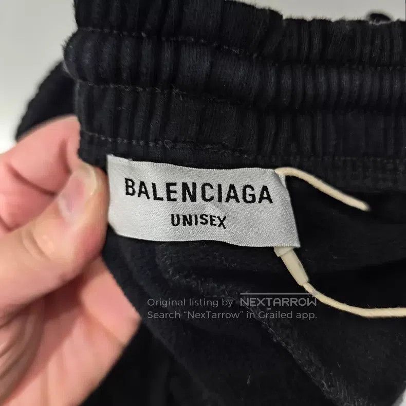 Balenciaga Balenciaga size S Embroidered Logo Cuffed Casual Pants Size US 27 - 7 Thumbnail