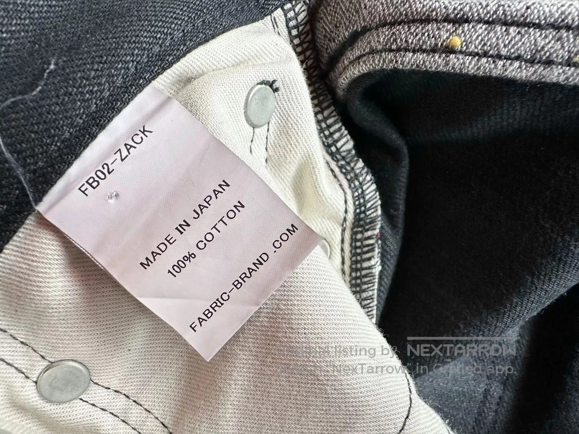 Fabric Brand & Co. Fabric Brand&Co Selvage Denim Pants Japan. Size US 30 / EU 46 - 9 Thumbnail