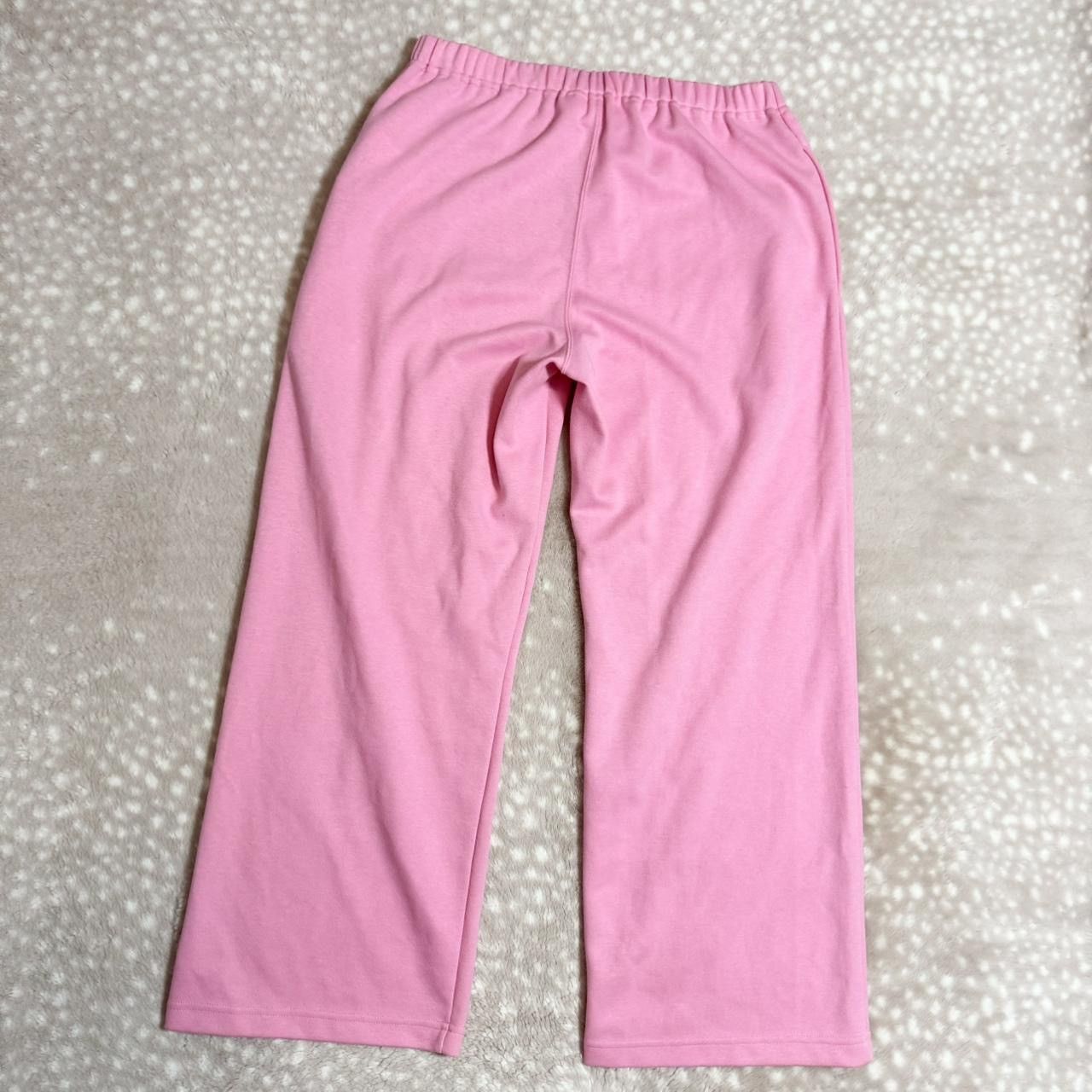 Comme des Garcons pink CDG lace up corset stretchy waist wide leg sweatpants Size 27" / US 4 / IT 40 - 8 Thumbnail