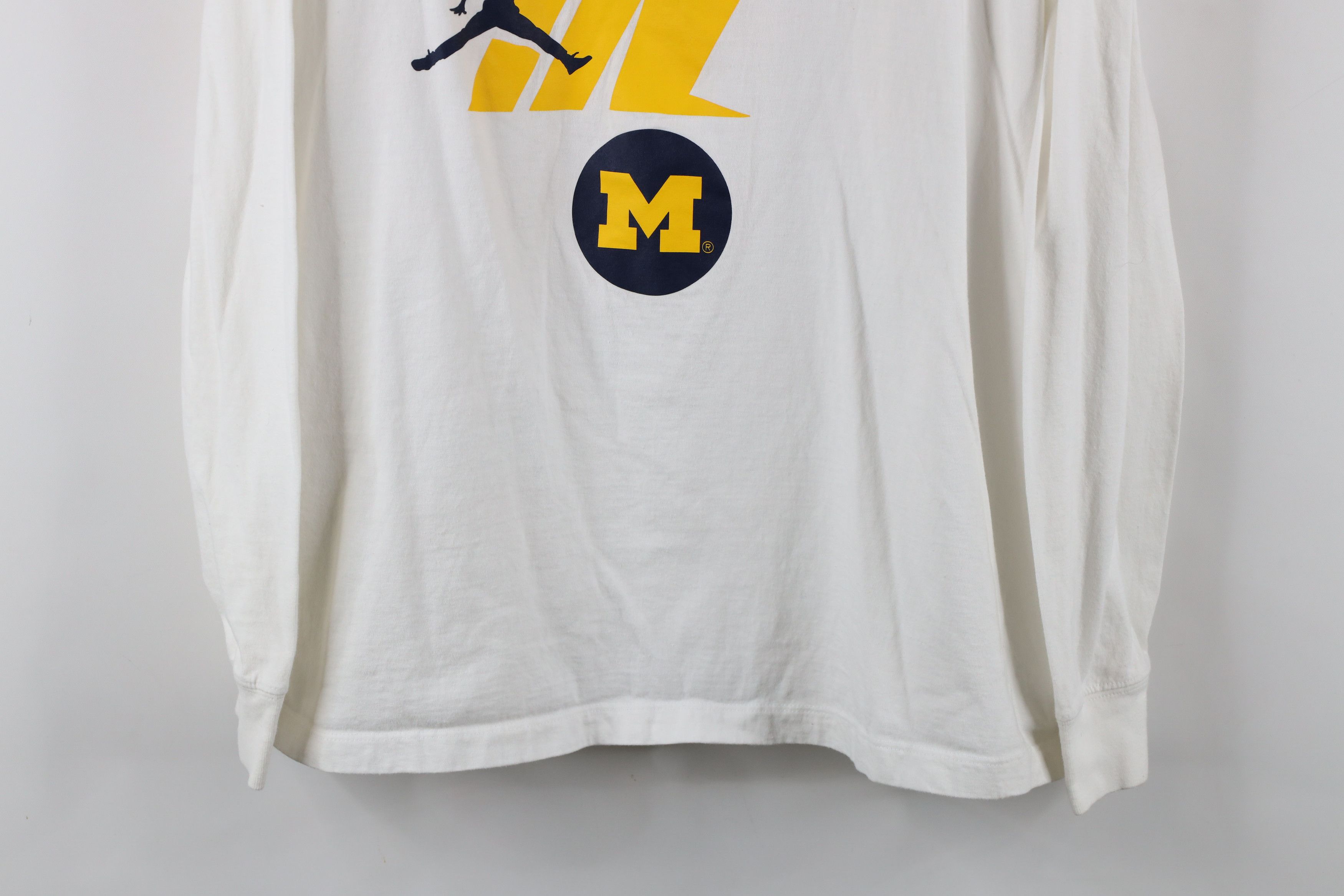 Nike × Vintage Nike University of Michigan Basketball Long Sleeve T-Shirt Size US XL / EU 56 / 4 - 3 Thumbnail