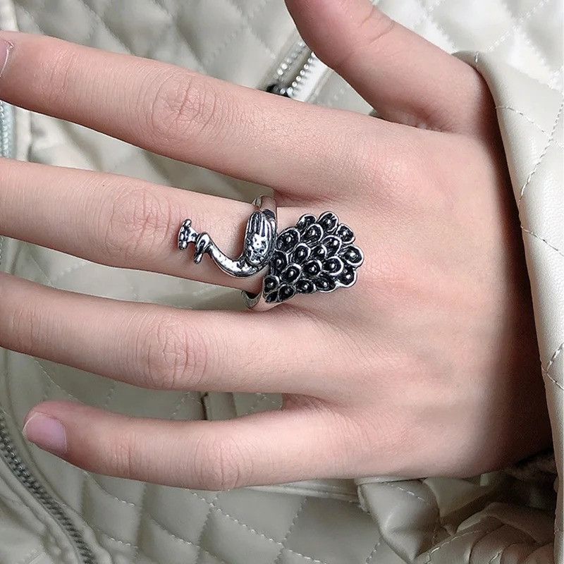 Japanese Brand × Jewelry × Vintage Retro Peacock Ring Size ONE SIZE - 1 Thumbnail