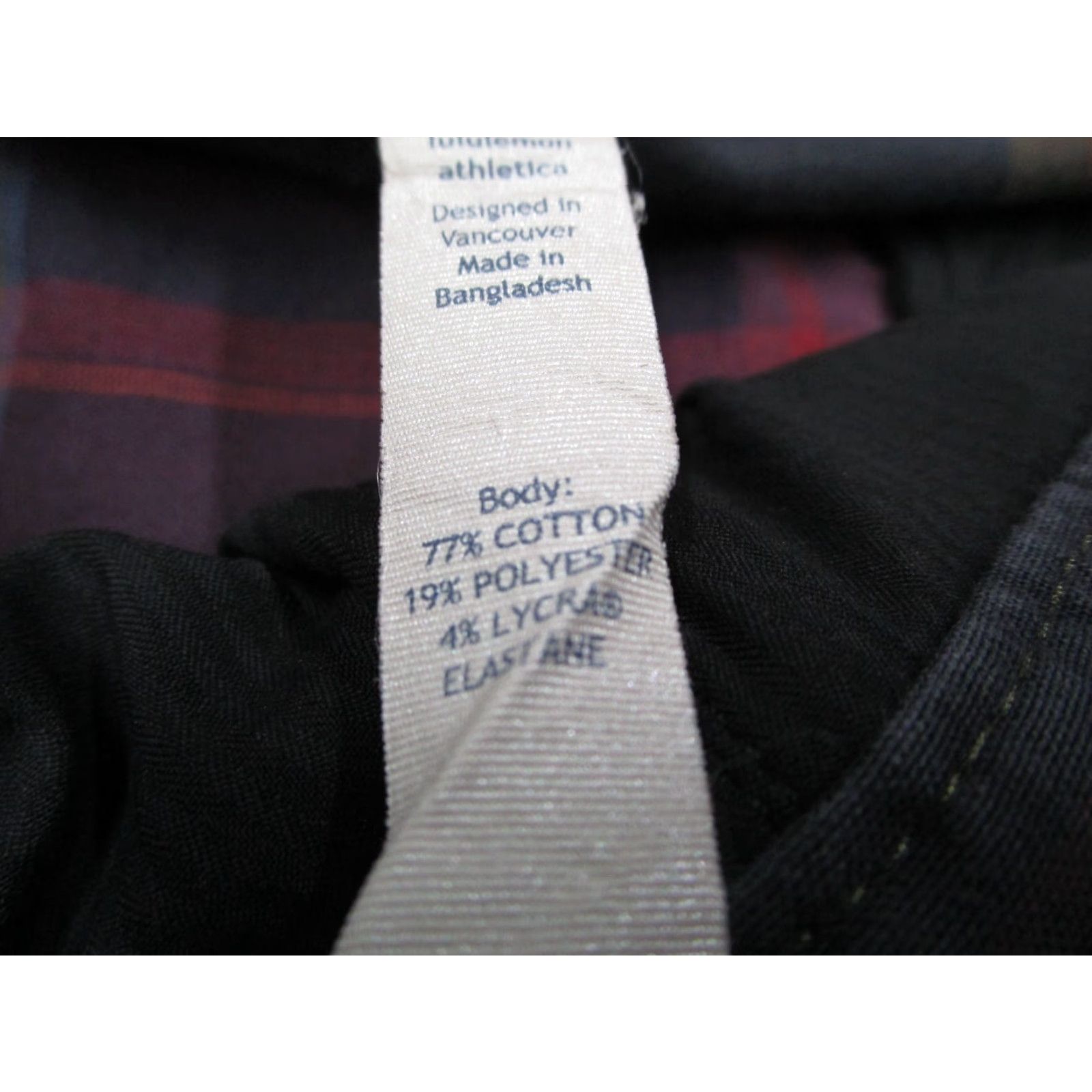 Lululemon Lululemon Mens 36 Red Plaid Commission Shorts 10" Active Walk Resort Golf Cotton Blend 5-Pocket Design Logo Size US 36 / EU 52 - 3 Thumbnail