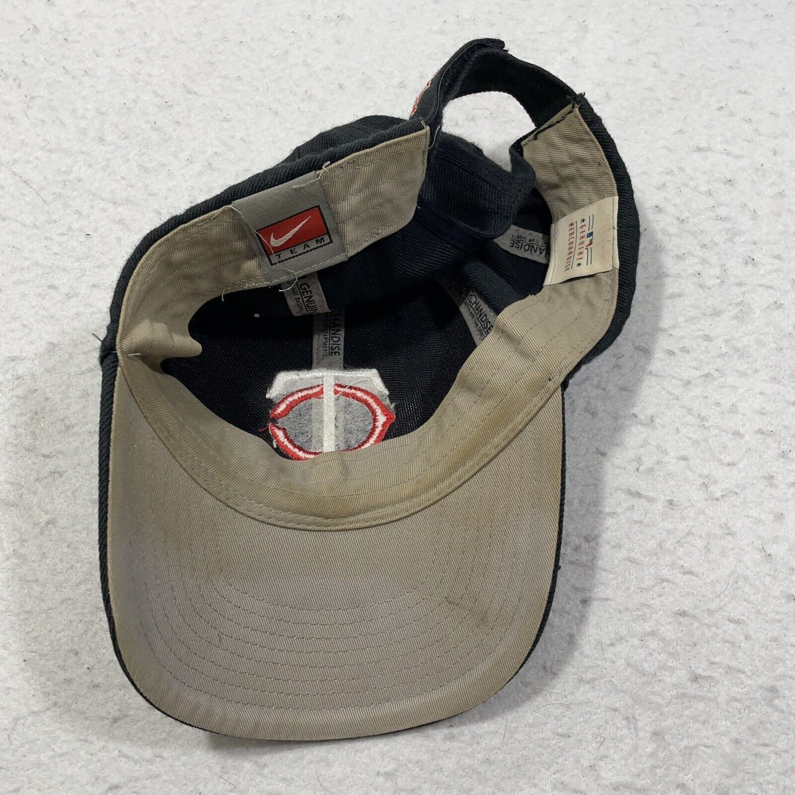 Nike Vintage Nike Team MLB Minnesota Twins Snapback Baseball Hat Size ONE SIZE - 11 Thumbnail