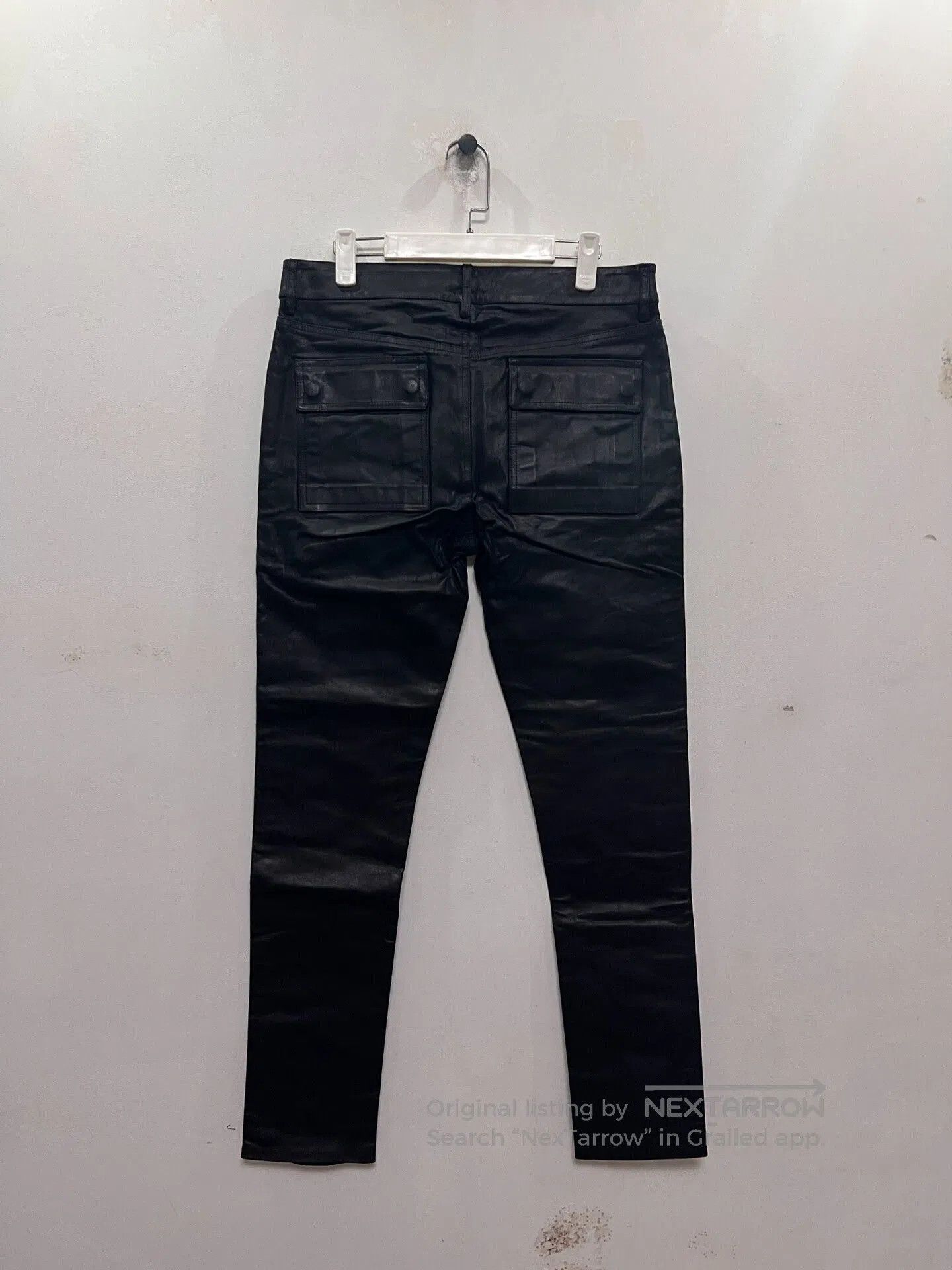 Rick Owens Rick Owens Black Leather Pants. Size US 30 / EU 46 - 3 Thumbnail