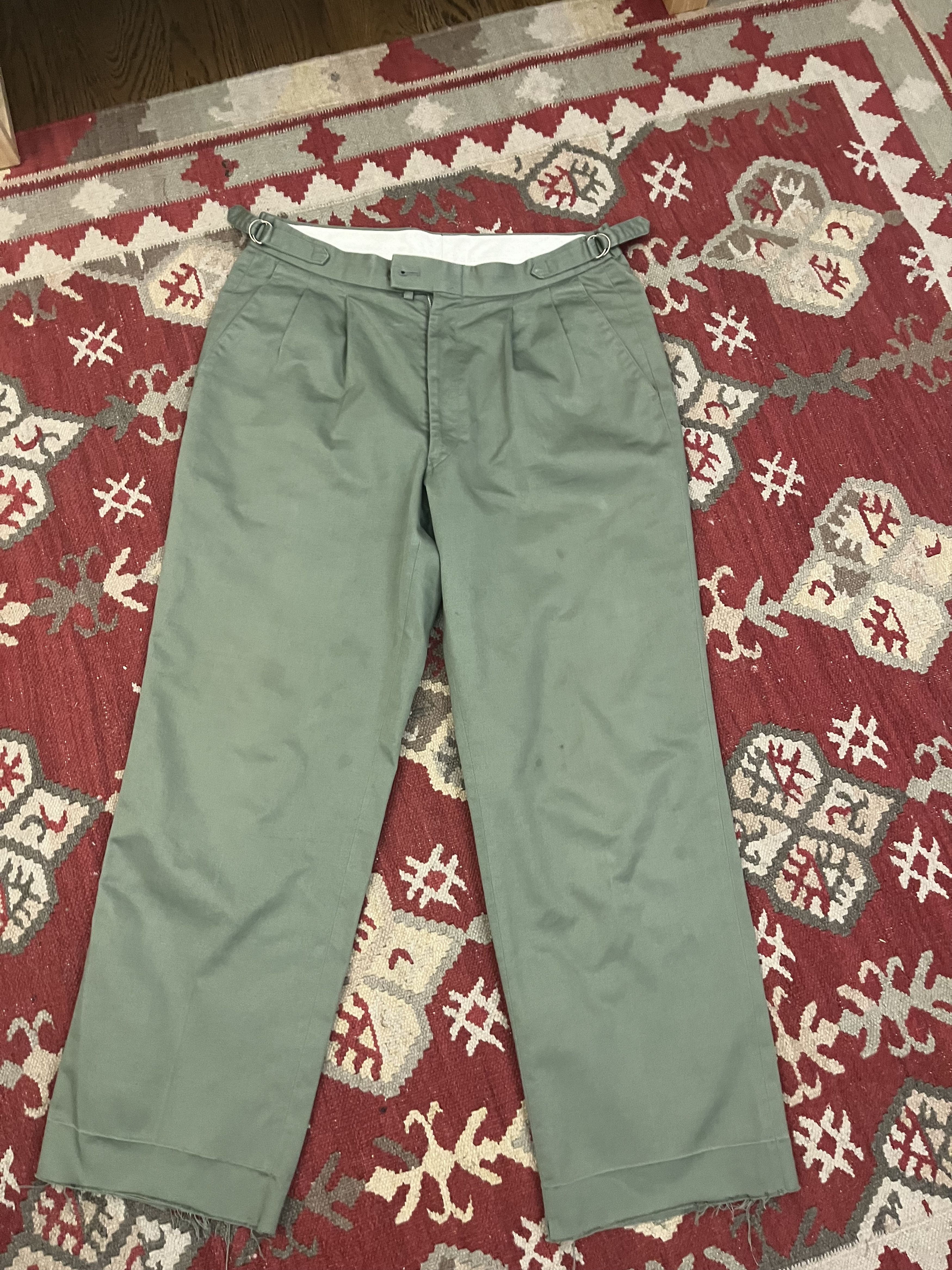 Japanese Brand Vintage Japanese Brand Albanfe Massa Bolog'na Gurkha Pants Size US 33 - 1 Thumbnail