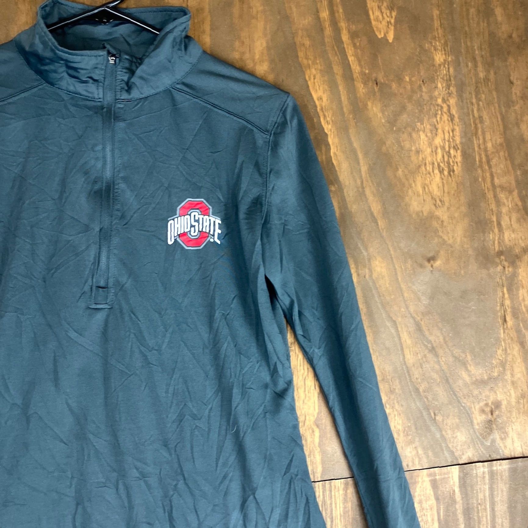 Vintage Ohio State Authentic Apparel Womens Sweatshirt Gray 1/4 Zip University Small S X-Small? Size S / US 4 / IT 40 - 5 Thumbnail