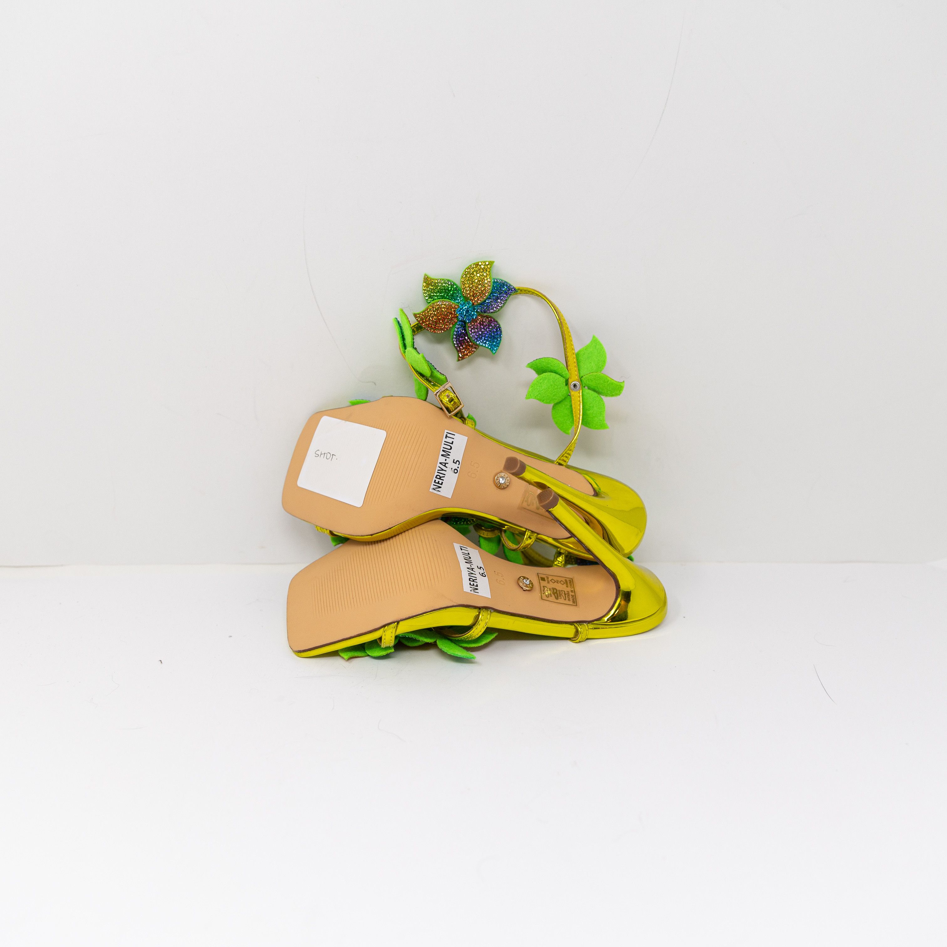 Azalea Wang NEW Azalea Wang Neriya Multi Rhinestone Size US 6.5 / IT 36.5 - 4 Thumbnail