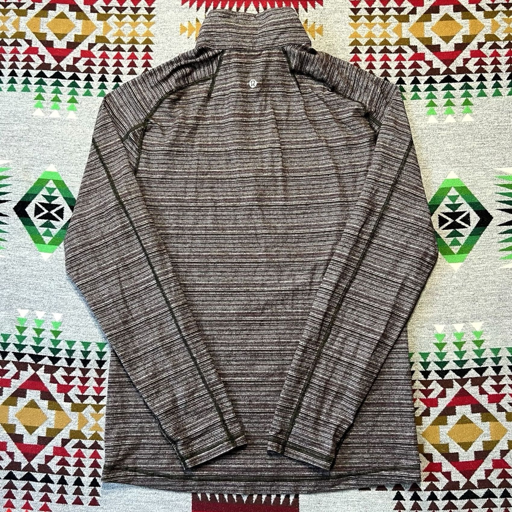 Lululemon Lululemon Surge Warm 1/2 Zip Mens Small Gray Gym Running Training Pullover C8 Size US S / EU 44-46 / 1 - 2 Thumbnail