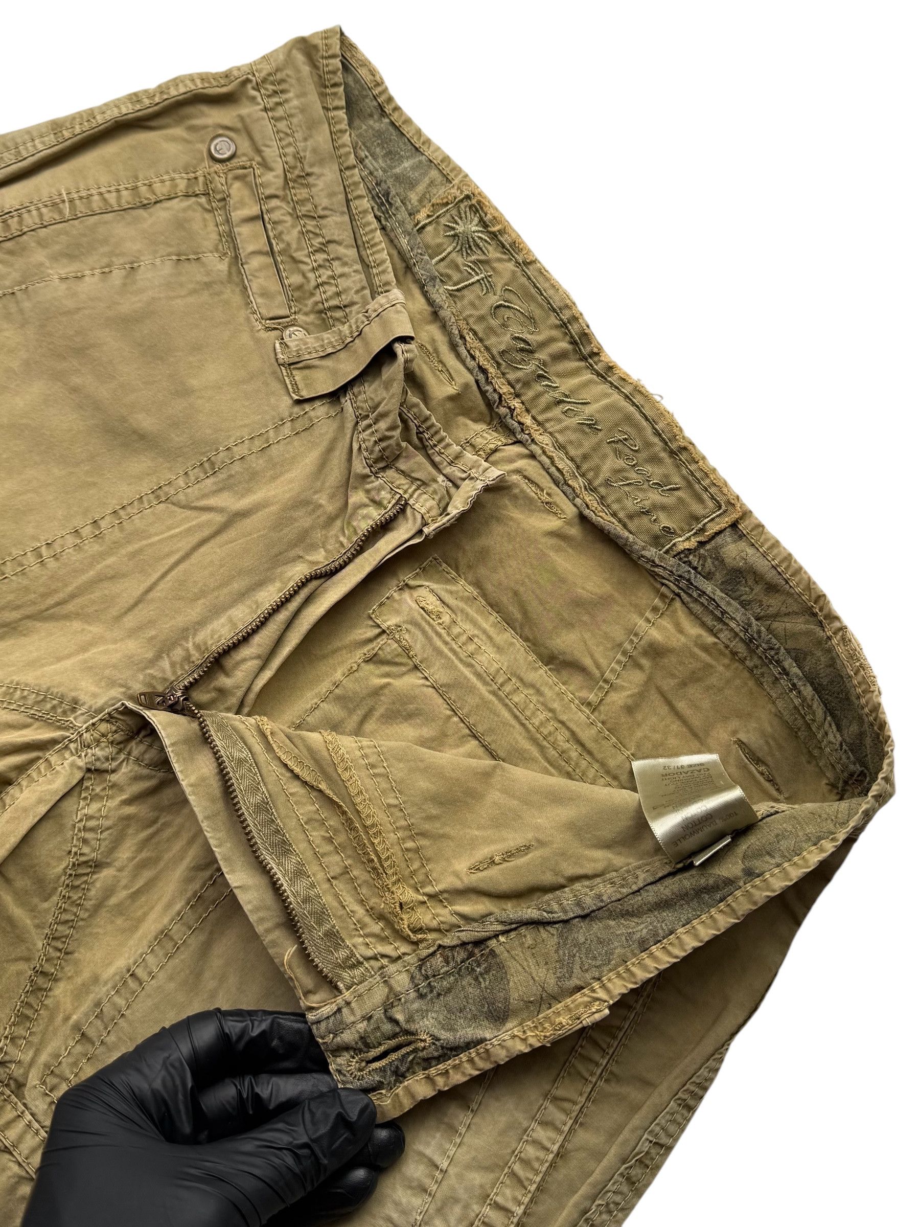 Japanese Brand Vintage Washed Cargo Pants W132(V9) Size US 31 - 7 Thumbnail