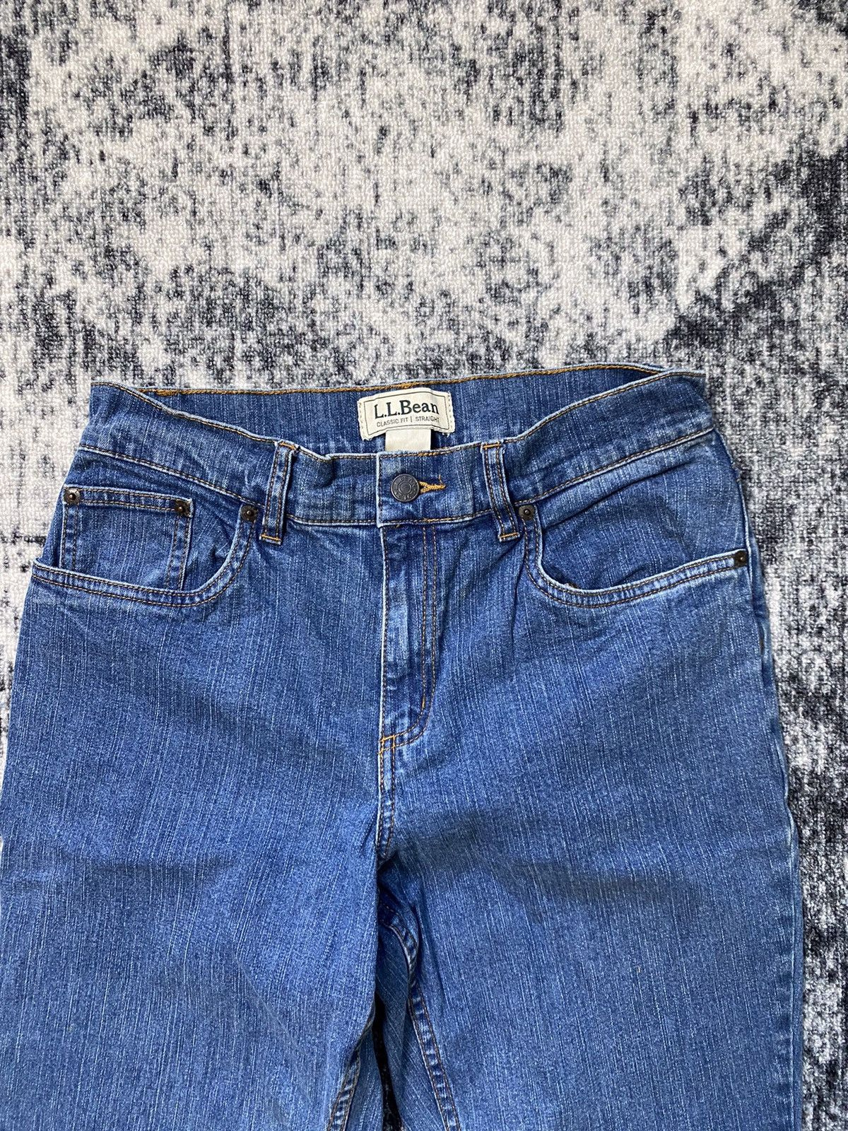 L.L. Bean × Vintage Vintage L.L.Bean Denim Jeans Classic Fit Y2K STYLE 90s Size 30" / US 8 / IT 44 - 2 Thumbnail