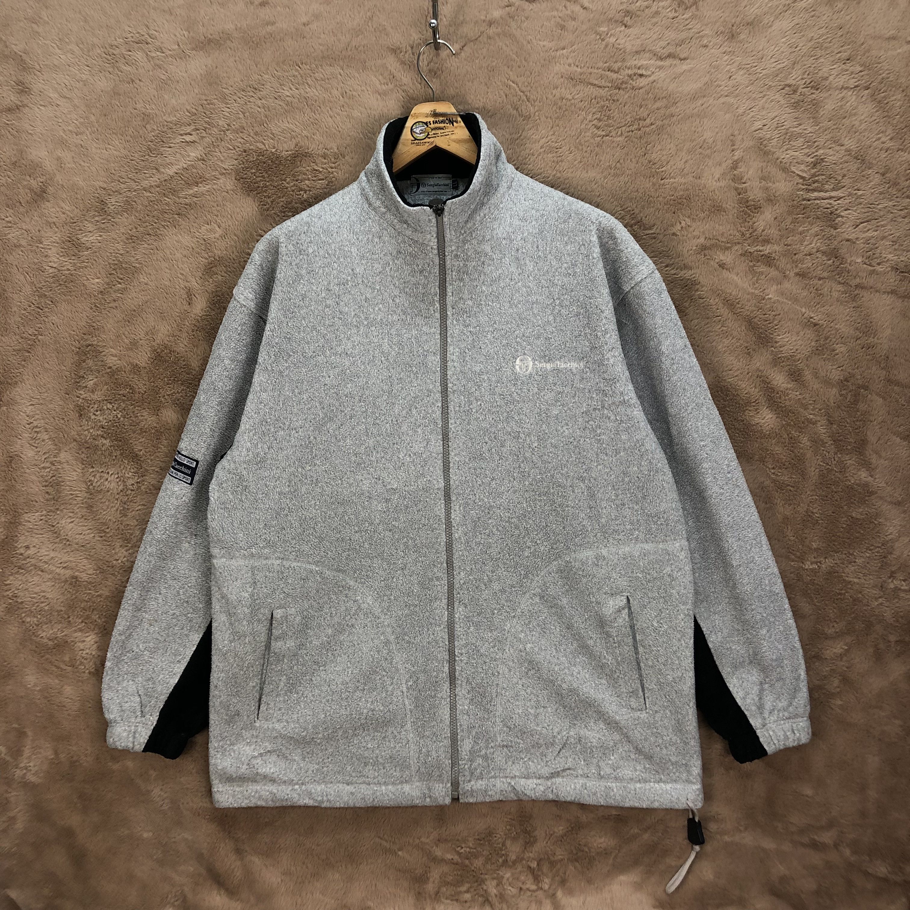 Sergio Tacchini Vintage Sergio Tacchini Made in Japan Fleece Jacket 5354-185 Size US L / EU 52-54 / 3 - 1 Thumbnail