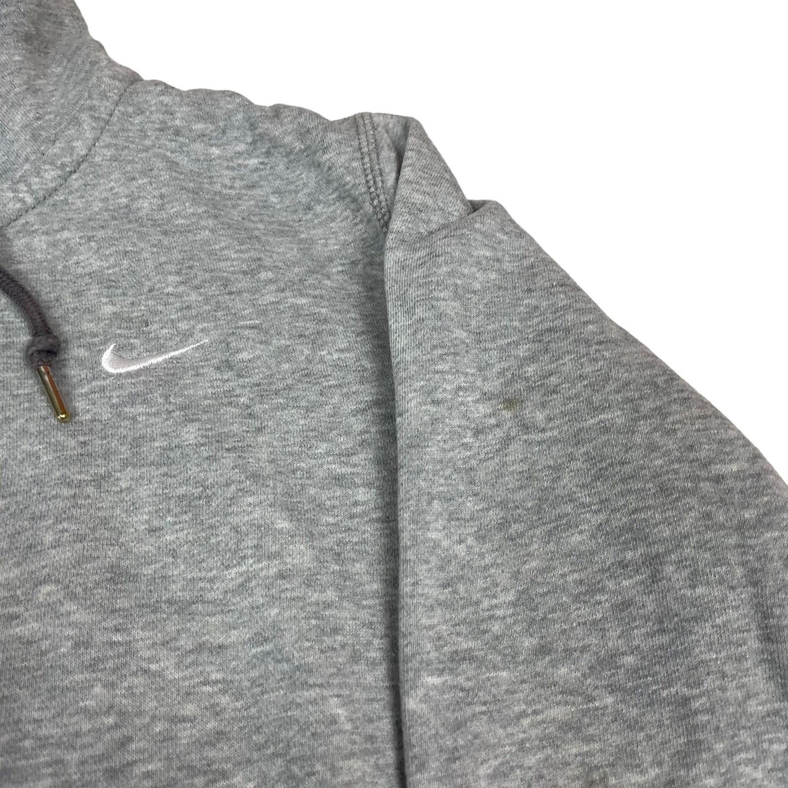 Nike × Vintage Nike Men's Heather Gray Fleece Lined Full Zip Hoodie Medium Size US M / EU 48-50 / 2 - 4 Thumbnail