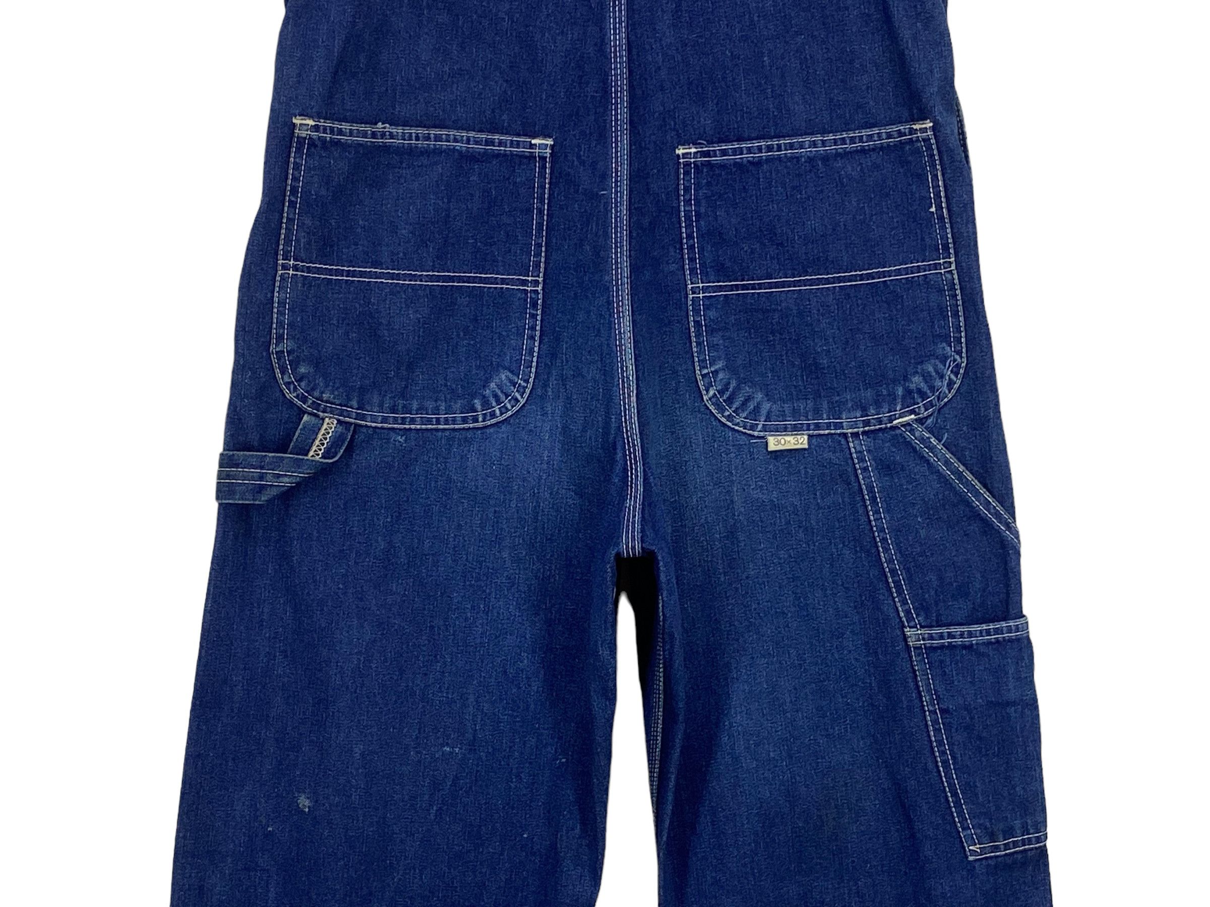 Big John × Vintage Big John Carpenter Bib Overalls Jeans Size US 30 / EU 46 - 7 Thumbnail
