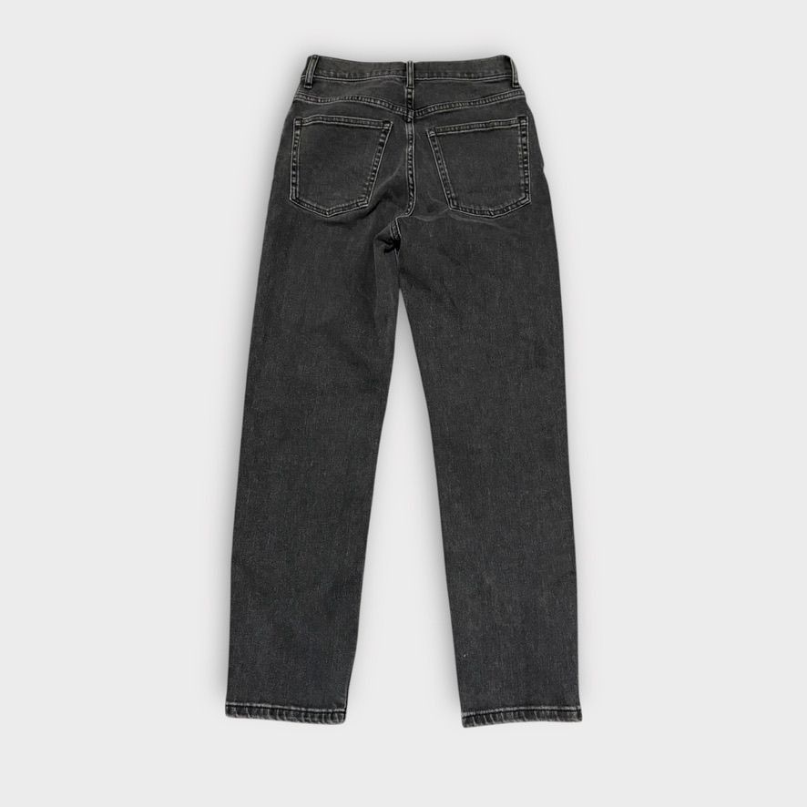 Everlane Everlane Cheeky Jean Crop 26" Gray Washed Black Slim Straigh Size 26" / US 2 / IT 38 - 7 Thumbnail