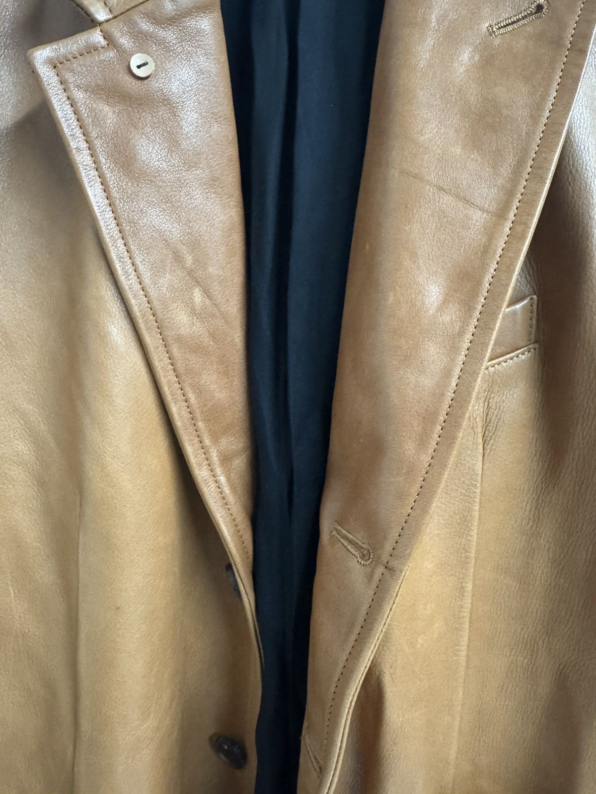 Bed j.w. Ford BED j.w. FORD AW24 Soft Leather Jacket – Size 2 Size US M / EU 48-50 / 2 - 3 Thumbnail
