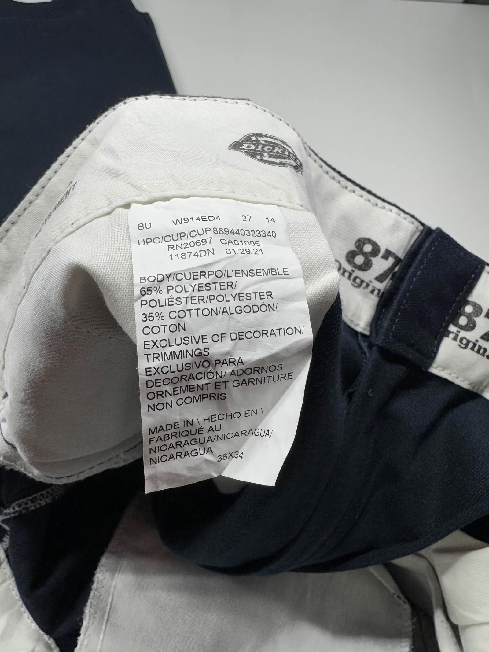Dickies Dickies Men's Work Trousers - Durable & Stylish Black Pants Size US 38 / EU 54 - 3 Thumbnail