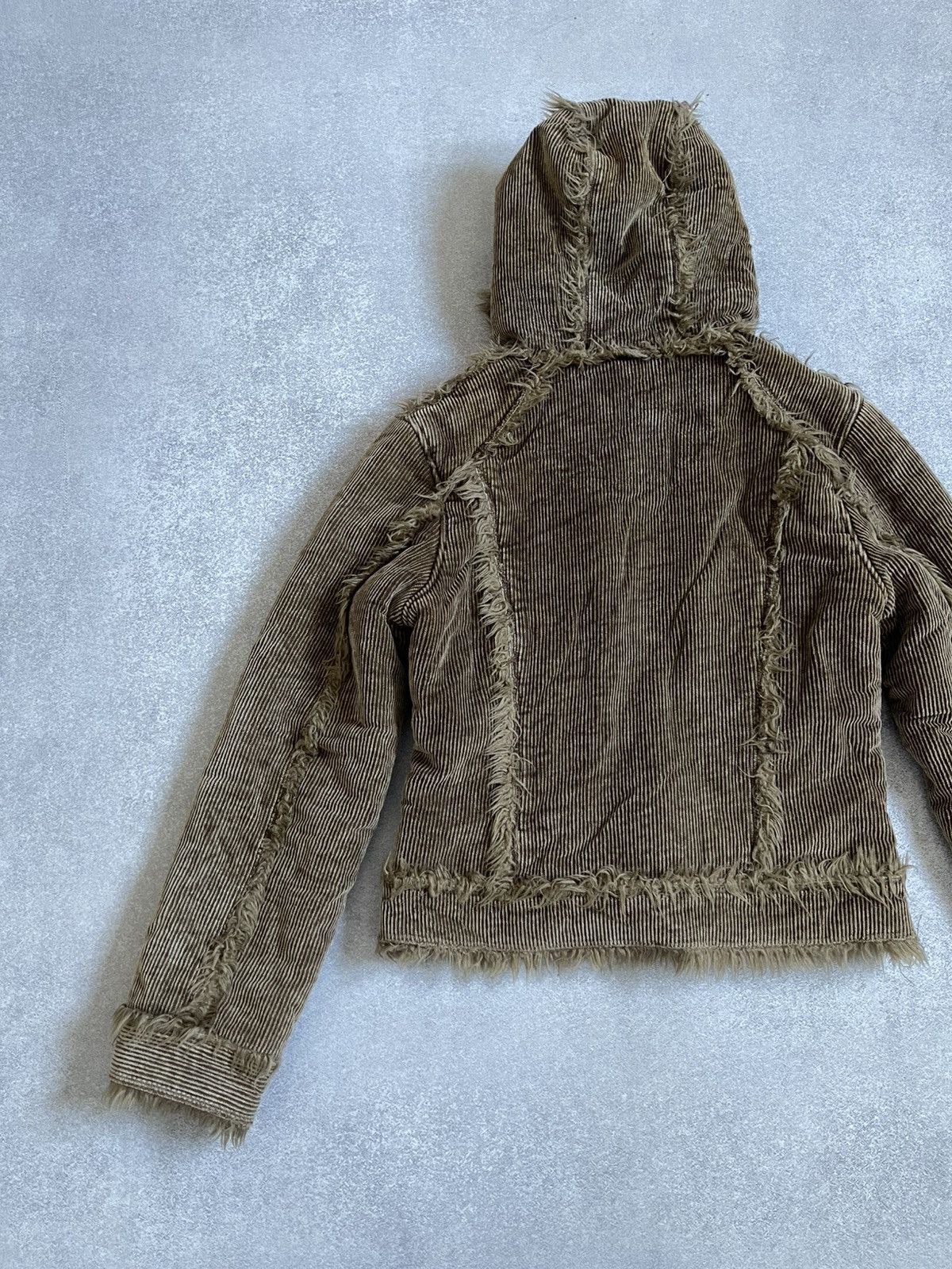 Hysteric Glamour Gipsy Vintage Y2k Faux Fur Archive Corduroy Hooded Jacket Size M / US 6-8 / IT 42-44 - 11 Thumbnail