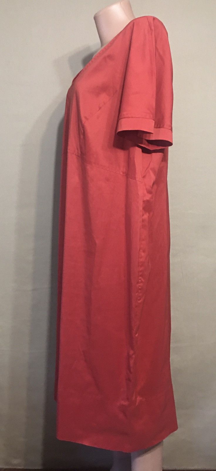 Other MARINA RINALDI Red Cotton Plus Size 25 US W16 Size XXL / US 16-18 / IT 52-54 - 3 Thumbnail