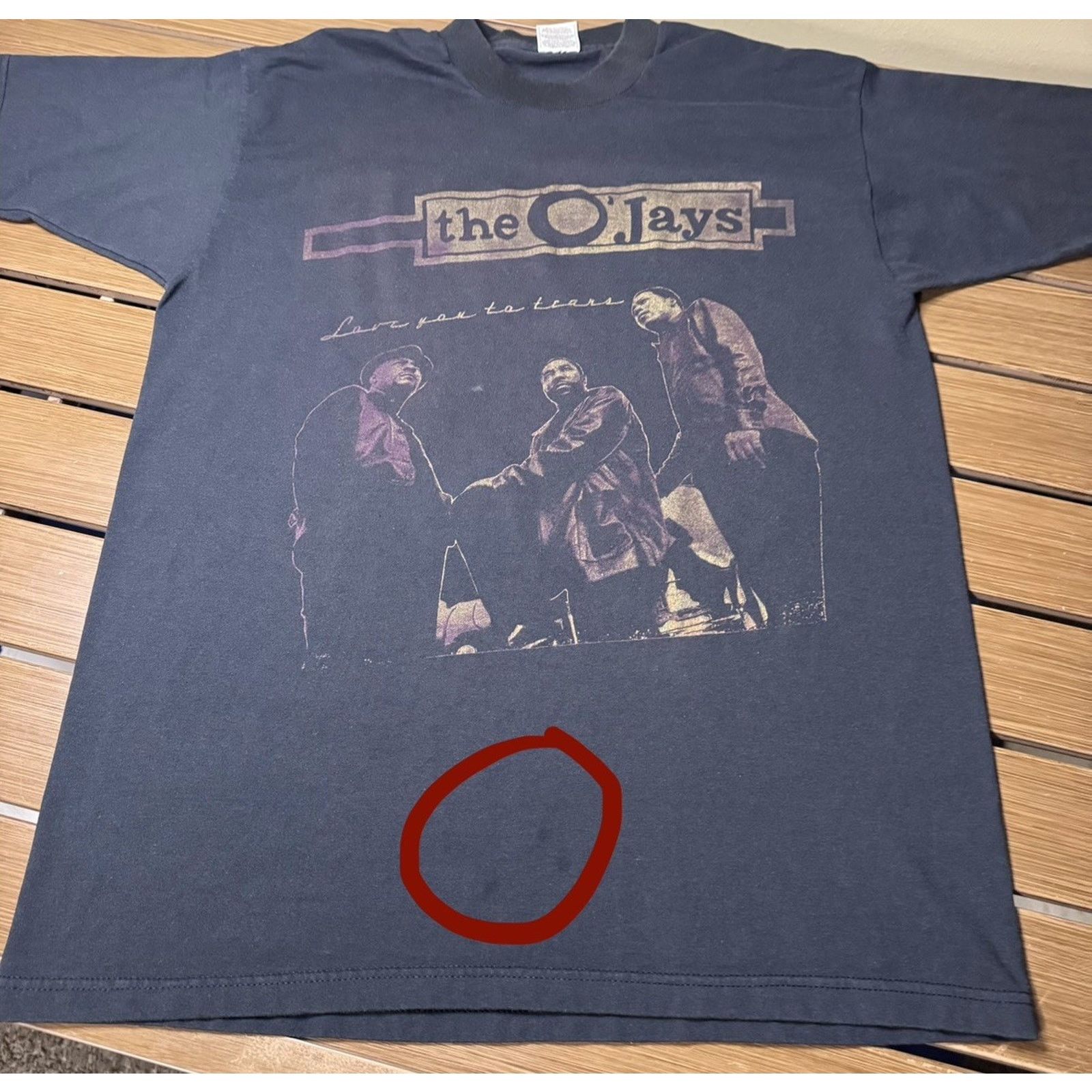 Fruit Of The Loom Vintage The O’Jays Band Love You to Tears T Shirt Size Large Size US L / EU 52-54 / 3 - 9 Thumbnail