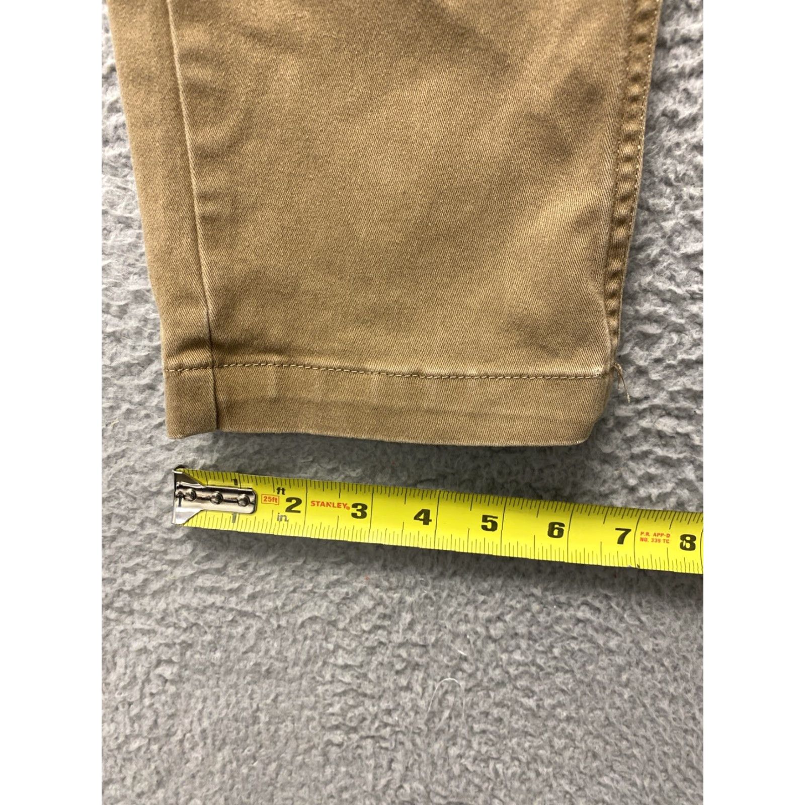 Vans VANS Slim Fit Mens Pant Jeans 27x31 Brown Twill Chino Pants /109-63 Size US 27 - 7 Thumbnail