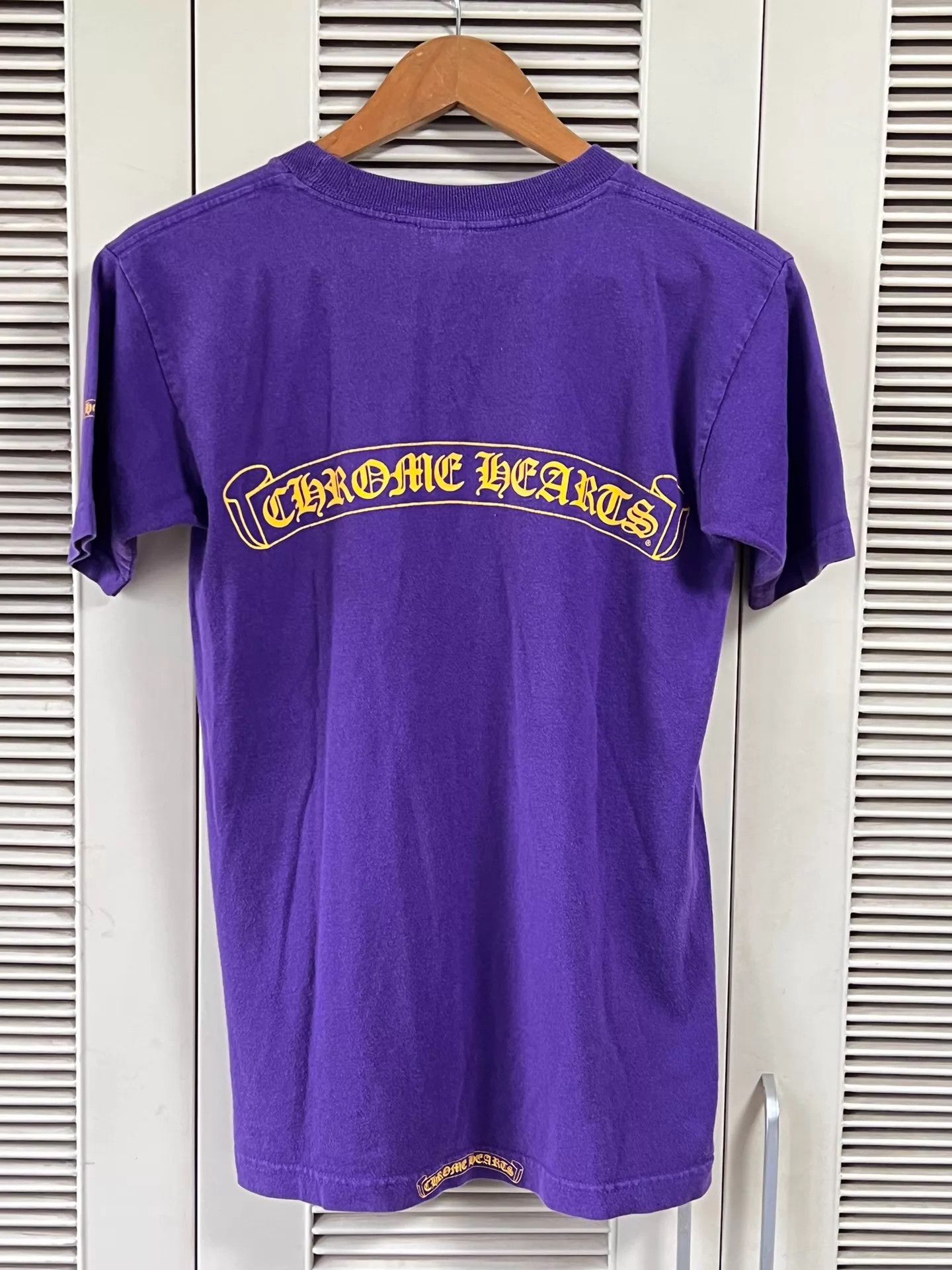 Chrome Hearts CHROME HEARTS Purple S SS T-Shirt CP LgBL Mint Size S / US 4 / IT 40 - 2 Thumbnail