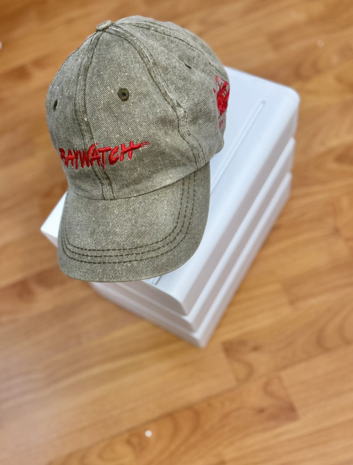 Vintage Baywatch “Film Crew” “Season 6” Hat Canvas Limited Edition Size ONE SIZE - 7 Thumbnail
