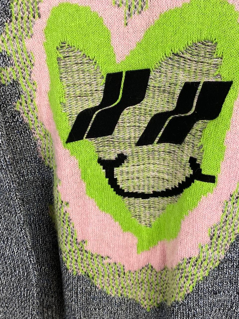 WE11DONE WE11DONE Oversized Heavy Knitted Sweater Neon Size US S / EU 44-46 / 1 - 4 Thumbnail