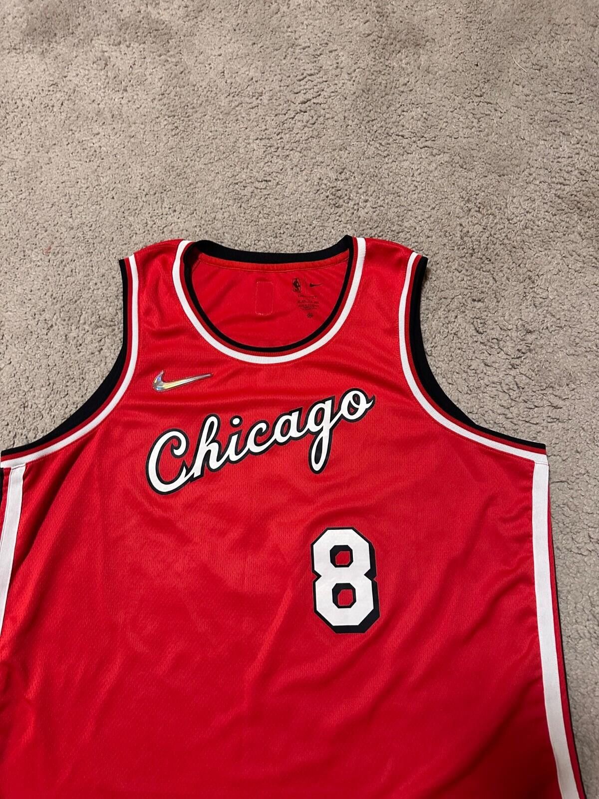 Nike Nike Chicago Bulls Zach Lavine City Edition Jersey 2021-22 Size US XXL / EU 58 / 5 - 4 Thumbnail
