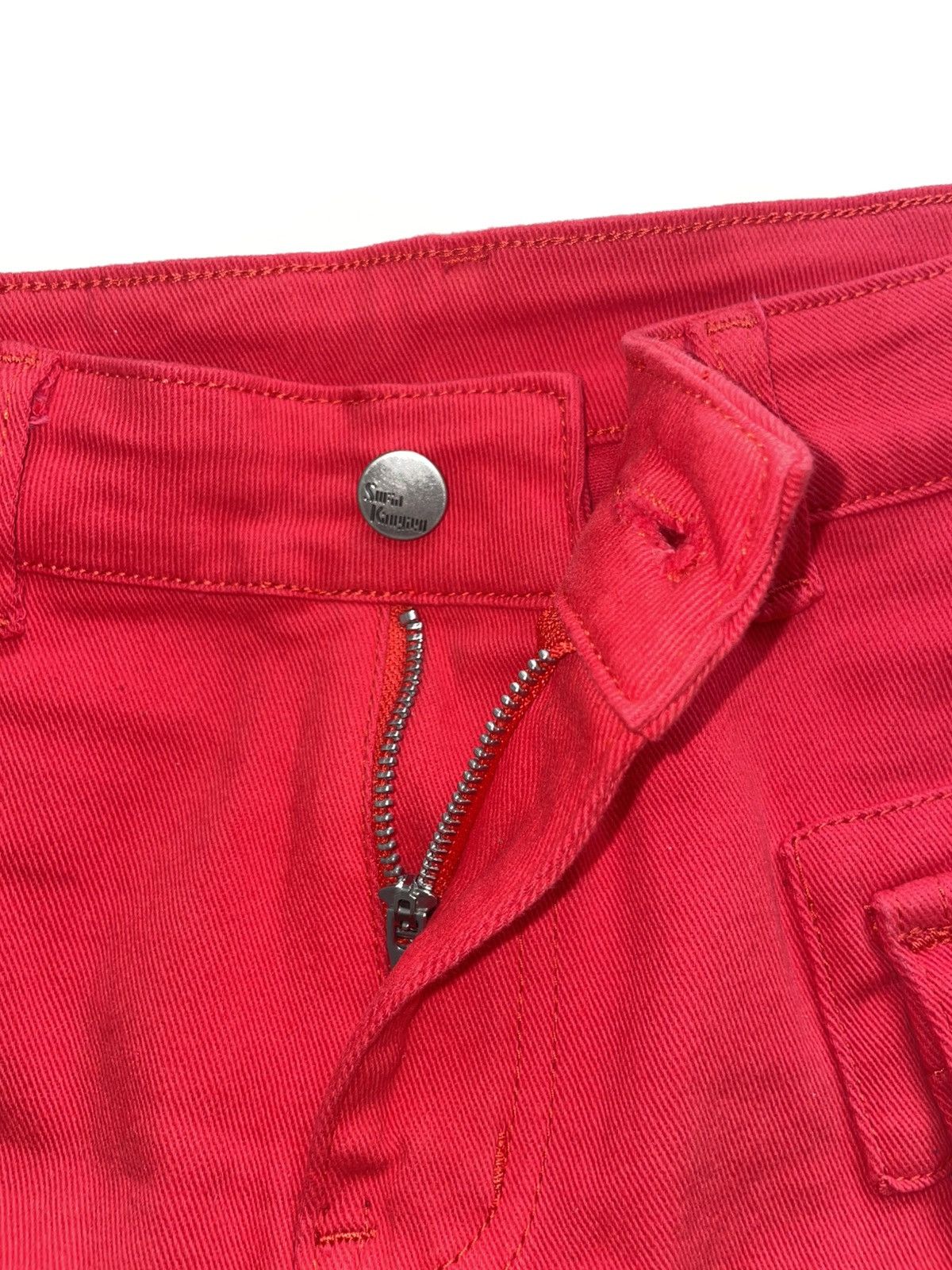 Other Red high rise skirt Size 26" / US 2 / IT 38 - 4 Thumbnail
