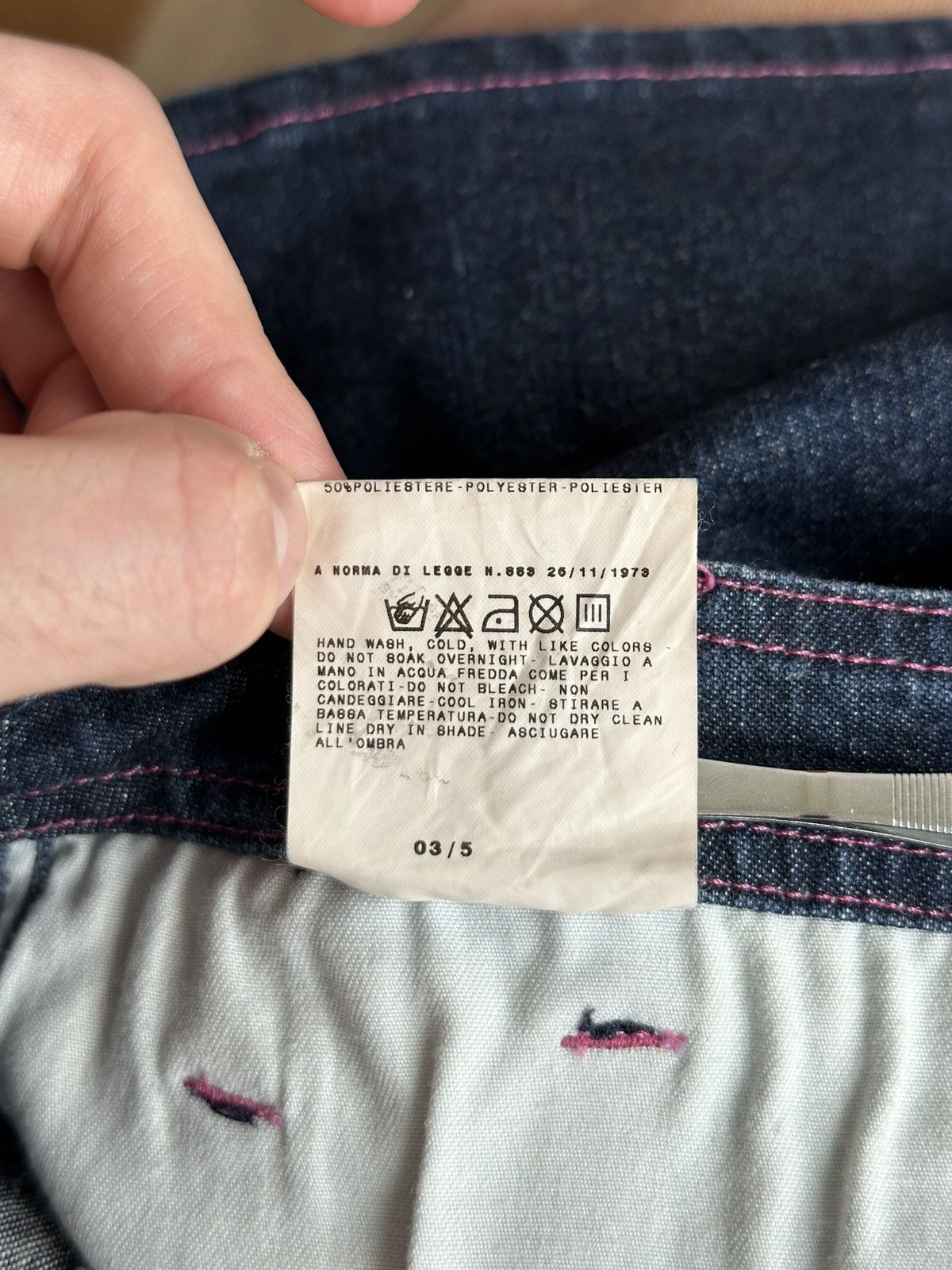 Dolce & Gabbana Vintage Dolce&Gabbana Denim Jeans Mini Skirt Size 28/42 D&G Size 28" / US 6 / IT 42 - 11 Thumbnail
