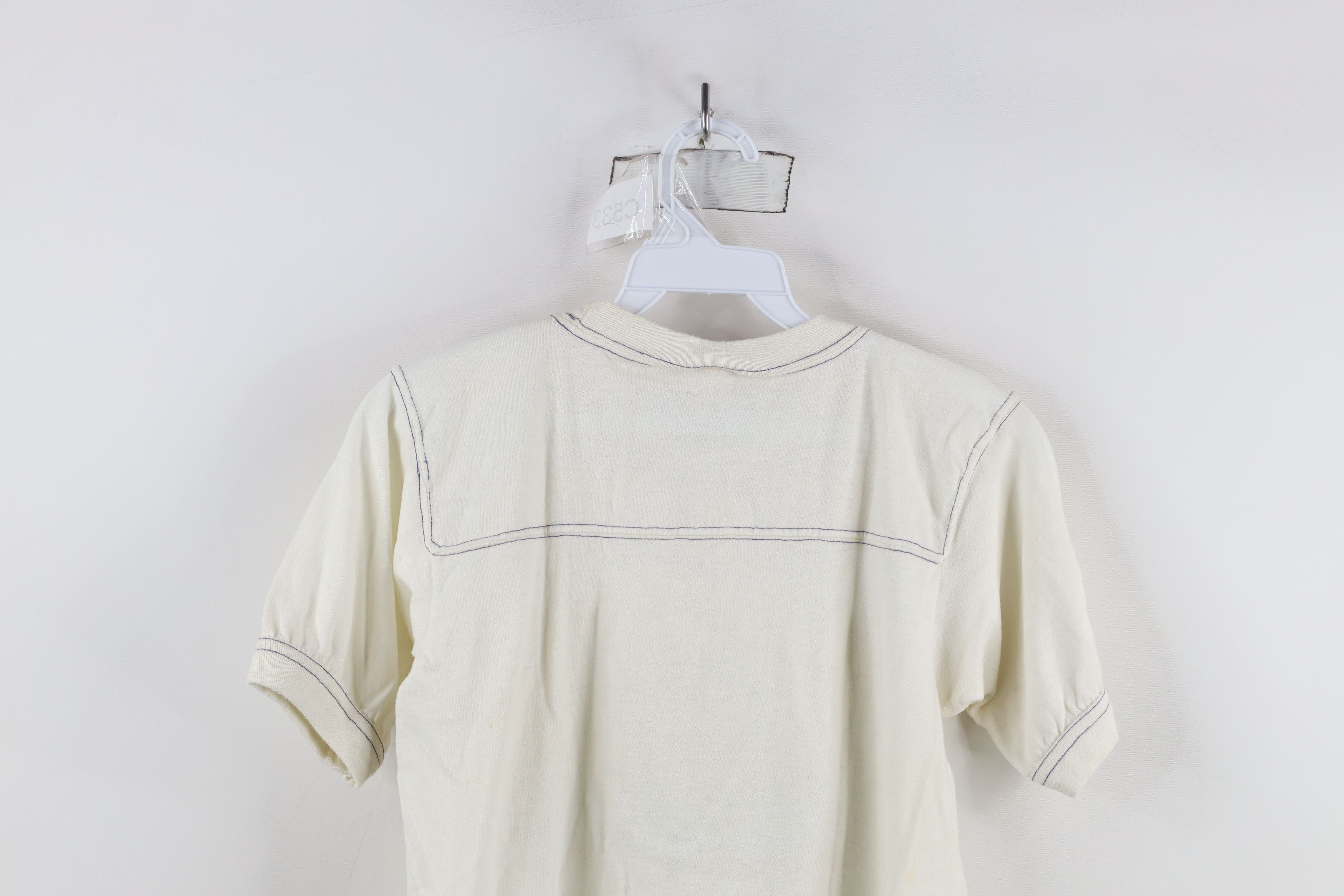 Vintage Vintage 70s Racquetball Jersey Ringer T-Shirt White USA Size S / US 4 / IT 40 - 12 Thumbnail
