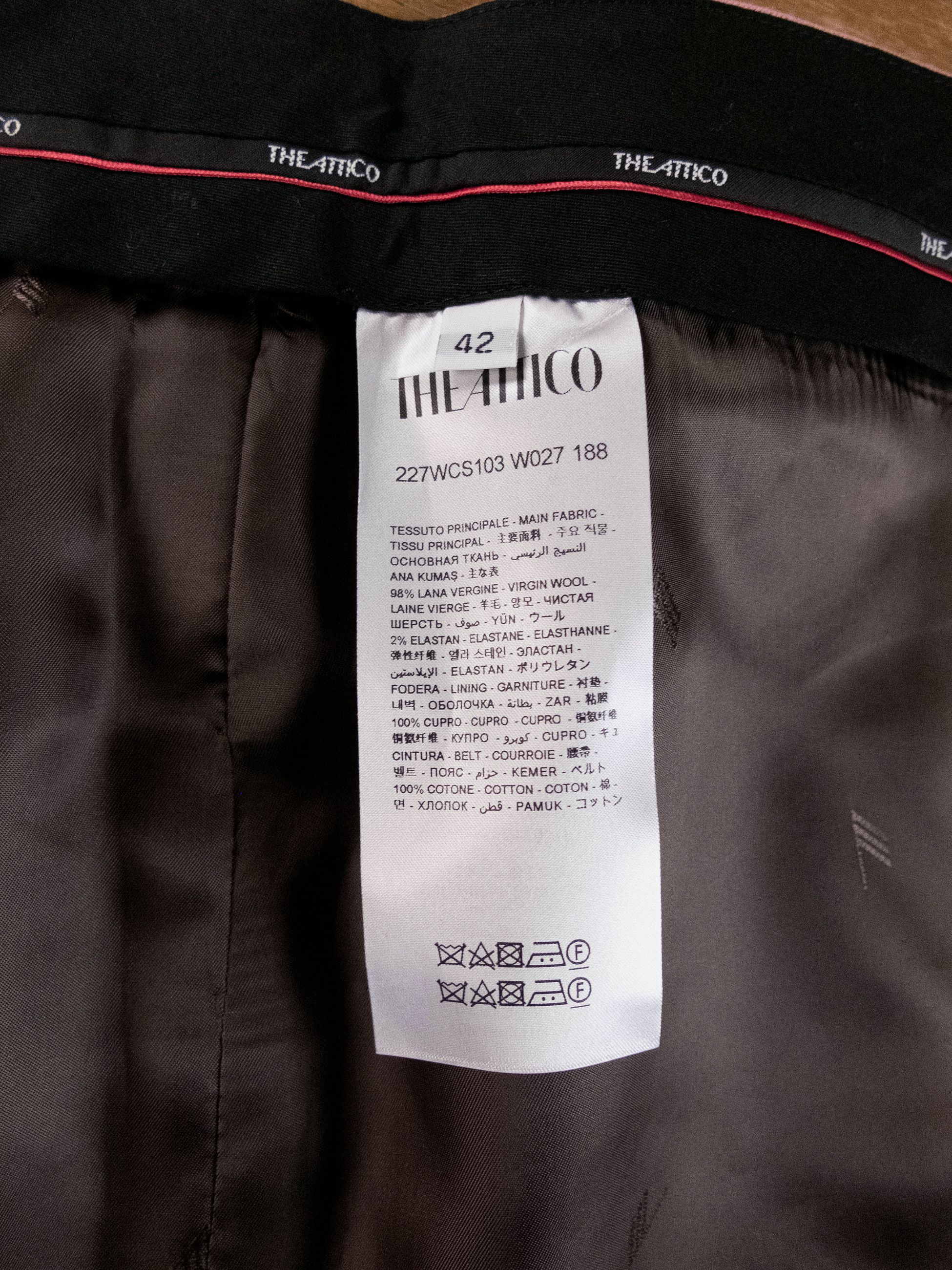 The Attico THE ATTICO orchid haze pink wool mini envelope skirt 6 / 42 Size 28" / US 6 / IT 42 - 12 Thumbnail