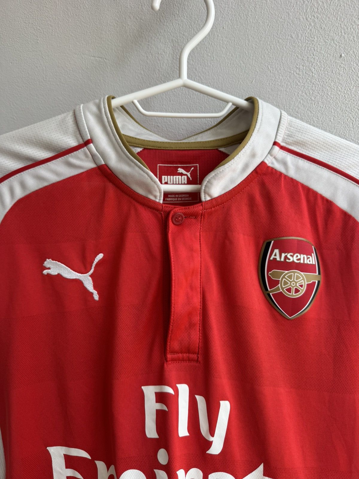 Puma ARSENAL 2015 2016 HOME SHIRT VINTAGE FOOTBALL SOCCER JERSEY Size US M / EU 48-50 / 2 - 9 Thumbnail